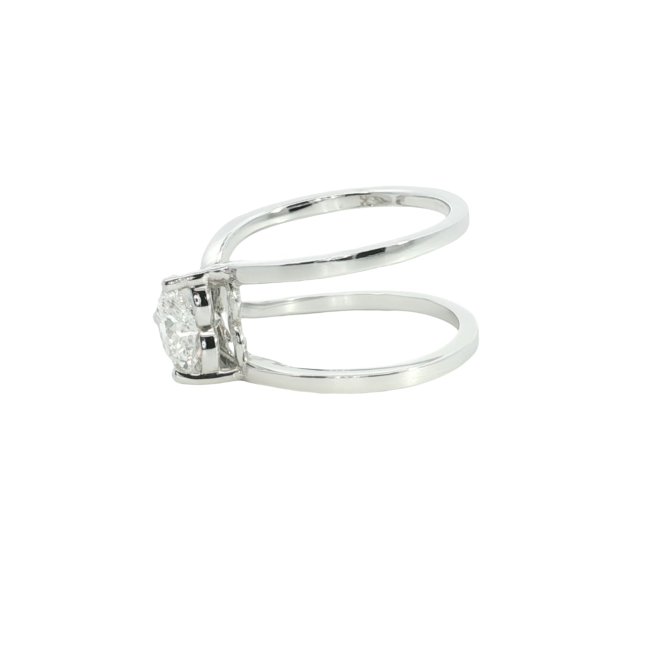 Heart Cut Lab grown Diamond Engagement Ring  | Classic Diamond Fashion Ring