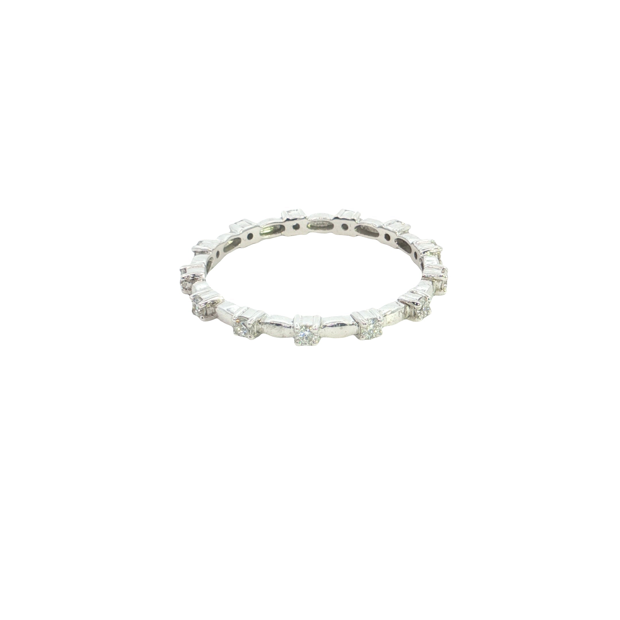Round Brilliant Cut Lab grown Diamond Eternity Ring  Band