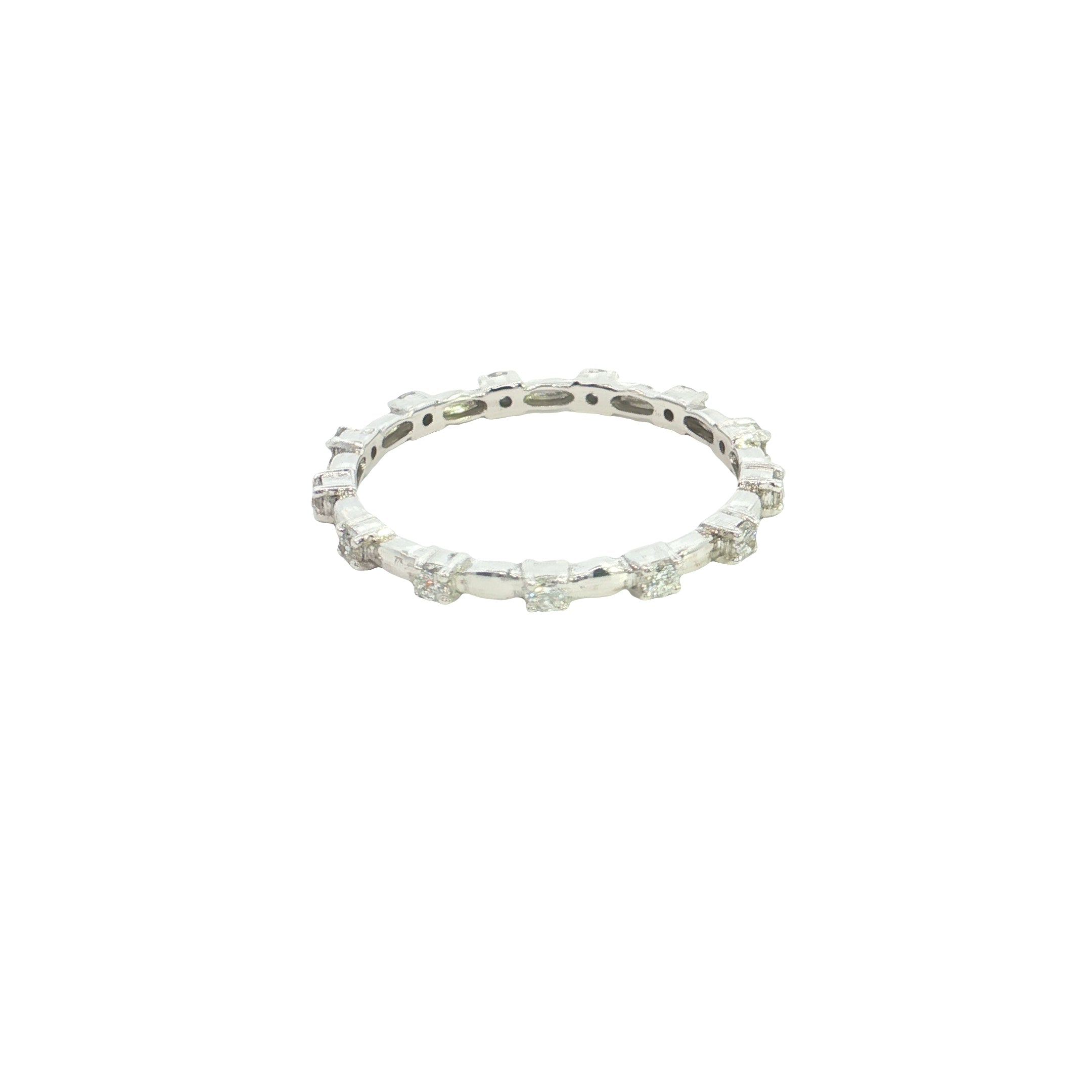 Round Brilliant Cut Lab grown Diamond Eternity Ring  Band