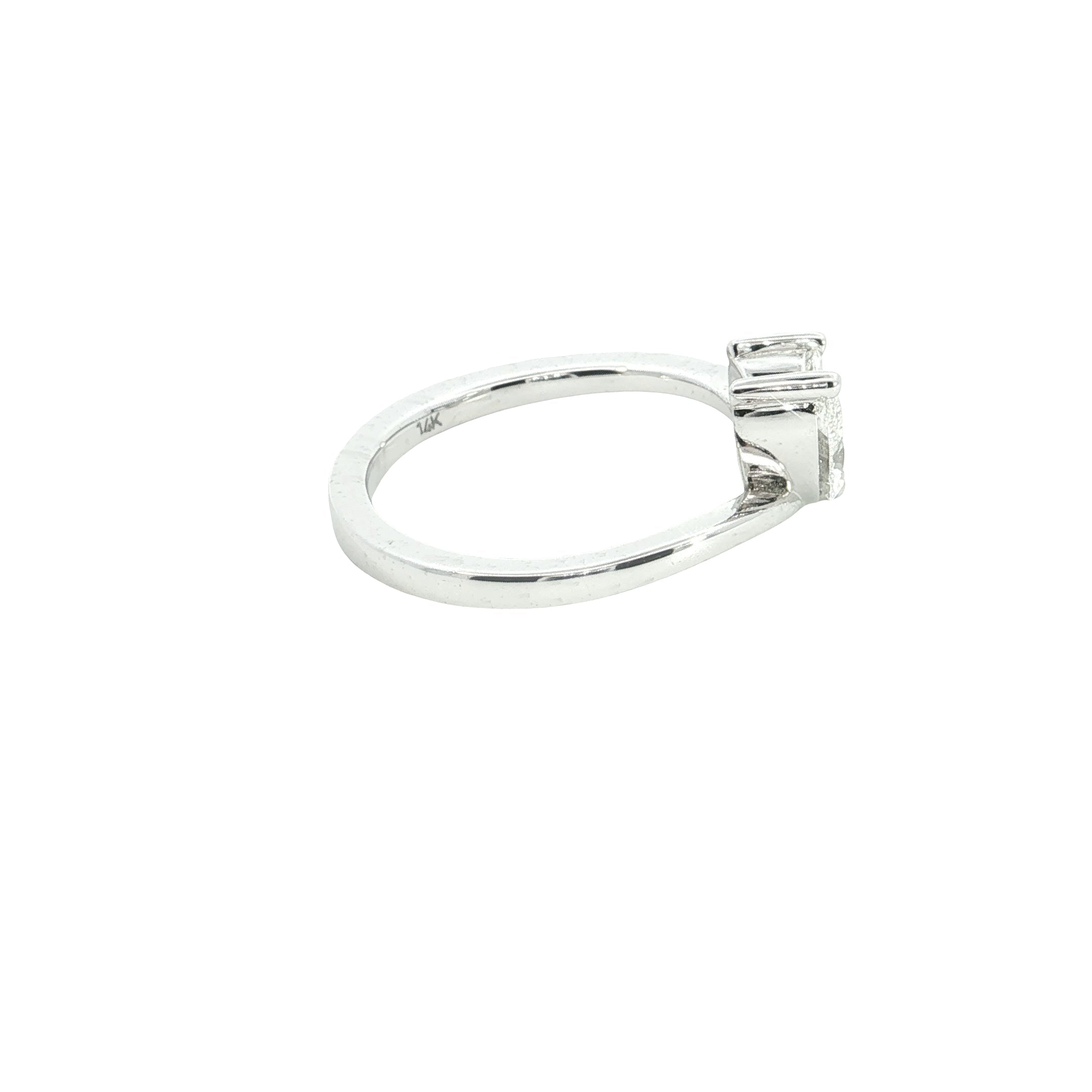 Two Marquise Cut Lab grown Diamond Engagement Ring
