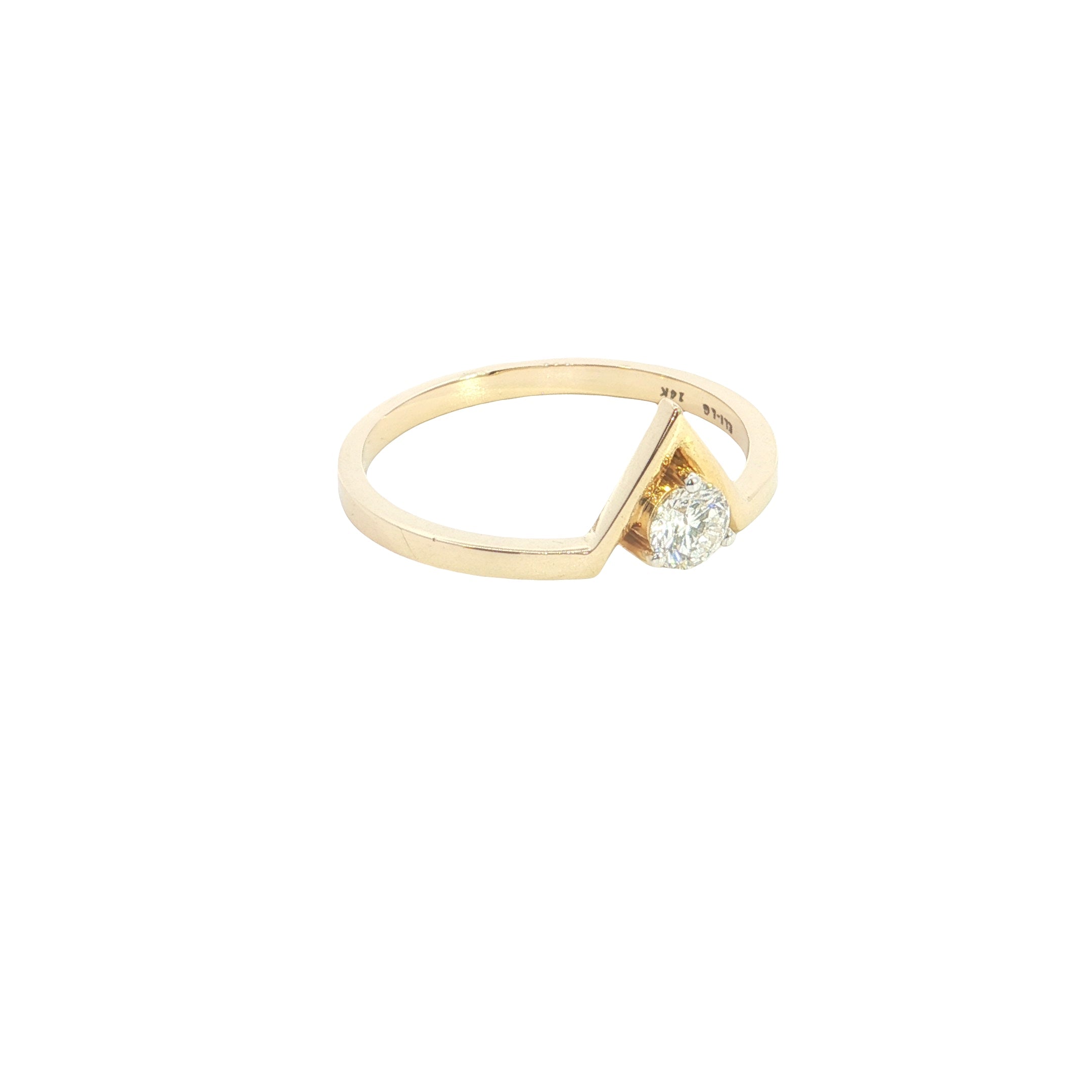 Round Brilliant Cut Lab grown Diamond Fashion Ring