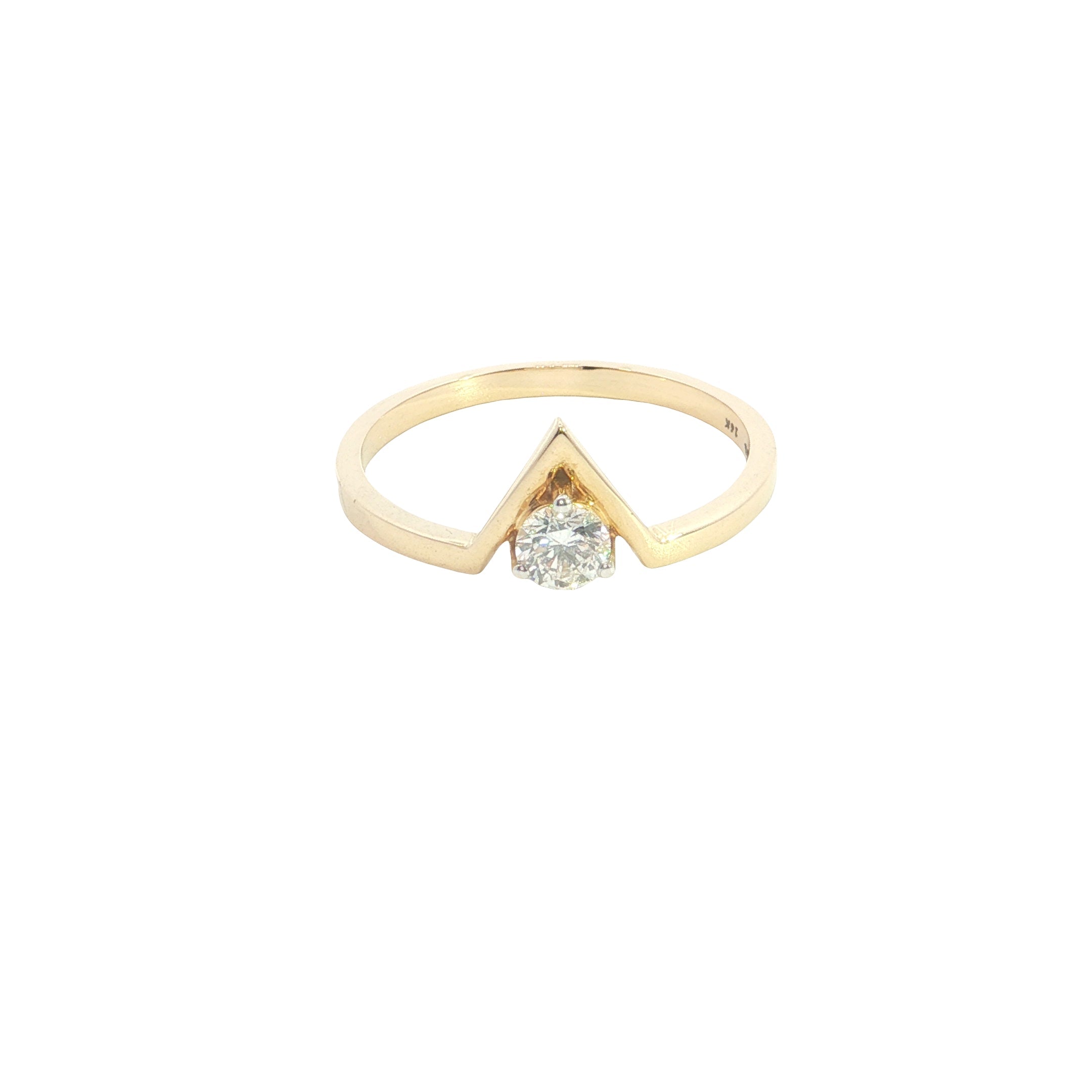 Round Brilliant Cut Lab grown Diamond Fashion Ring