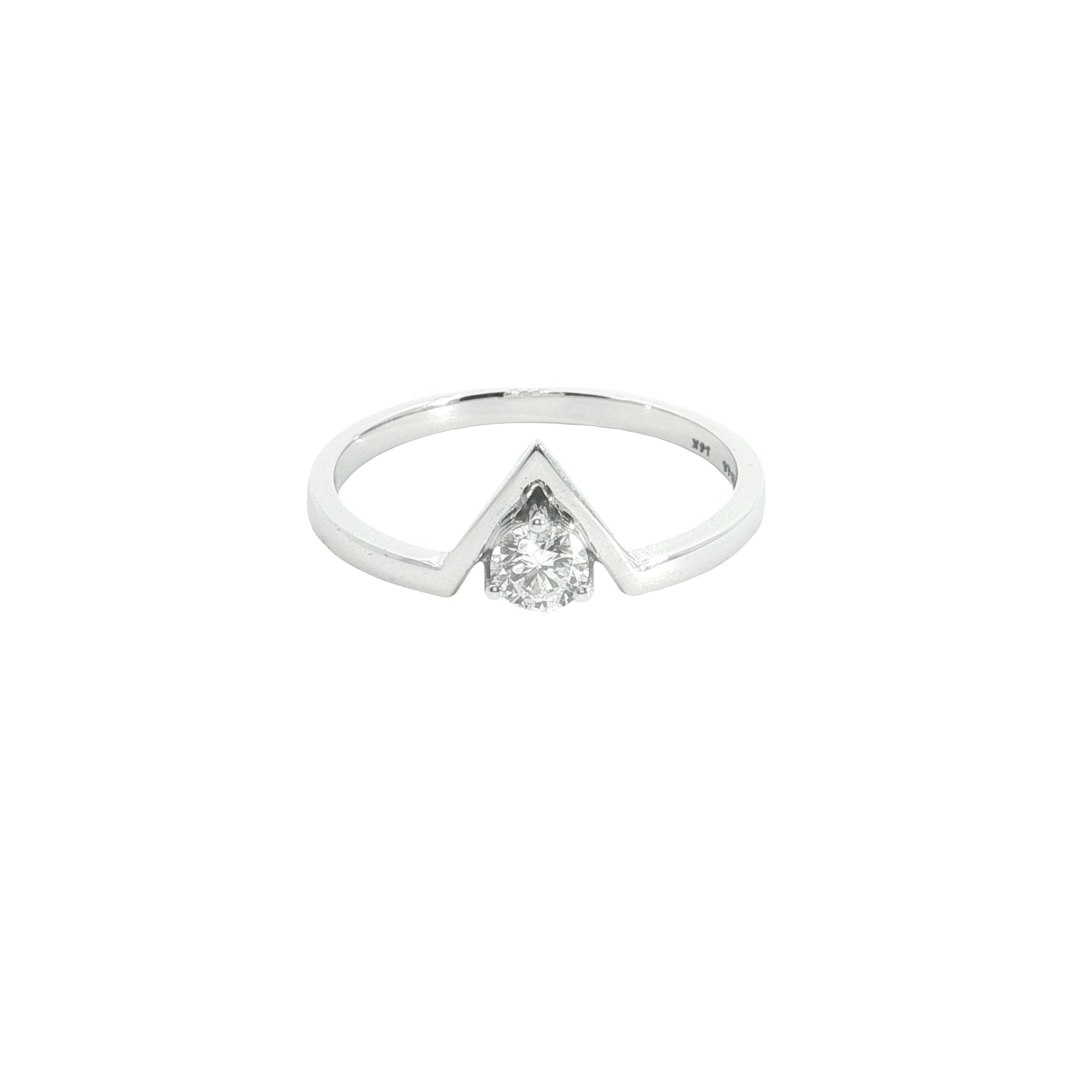 Round Brilliant Cut Lab grown Diamond Fashion Ring