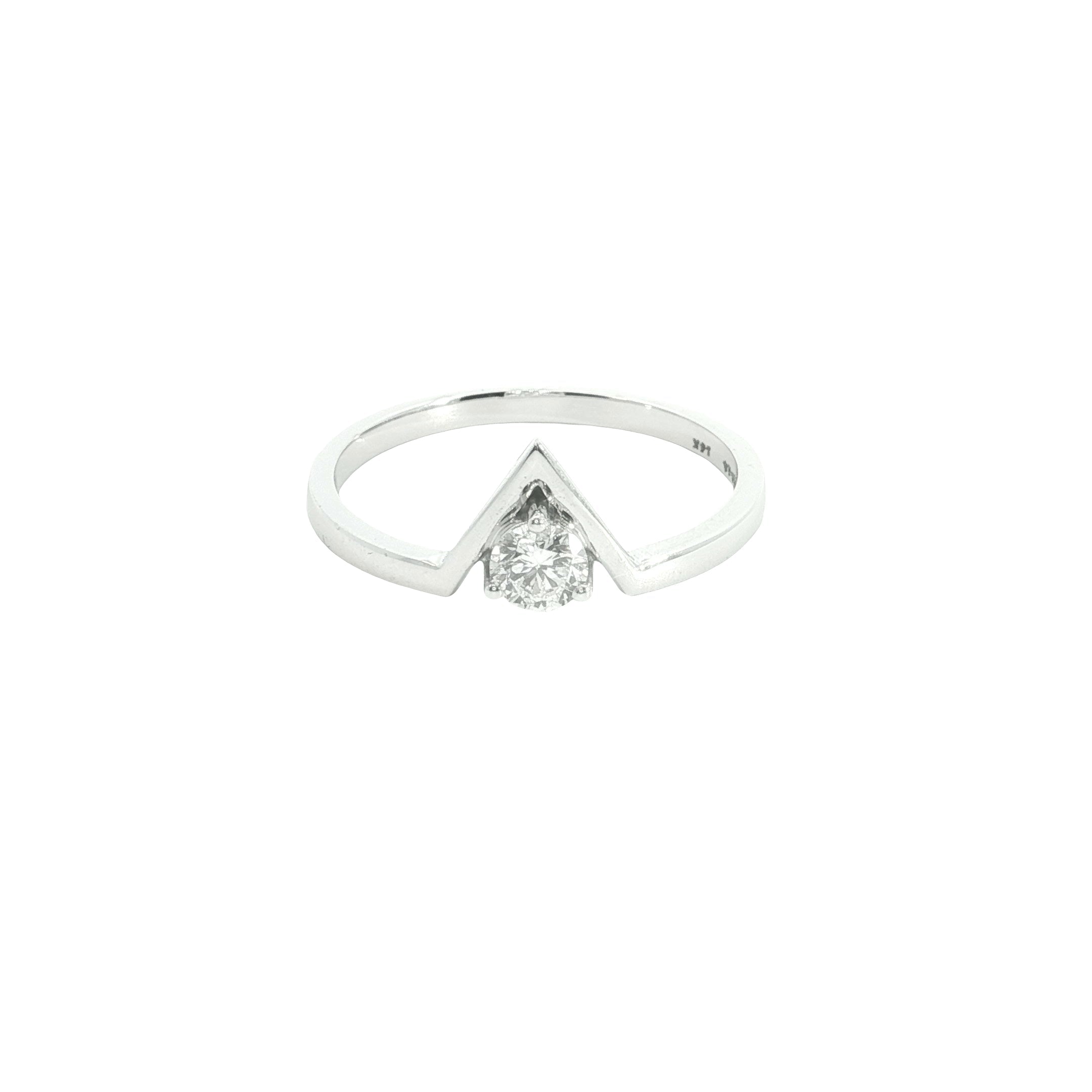 Round Brilliant Cut Lab grown Diamond Fashion Ring