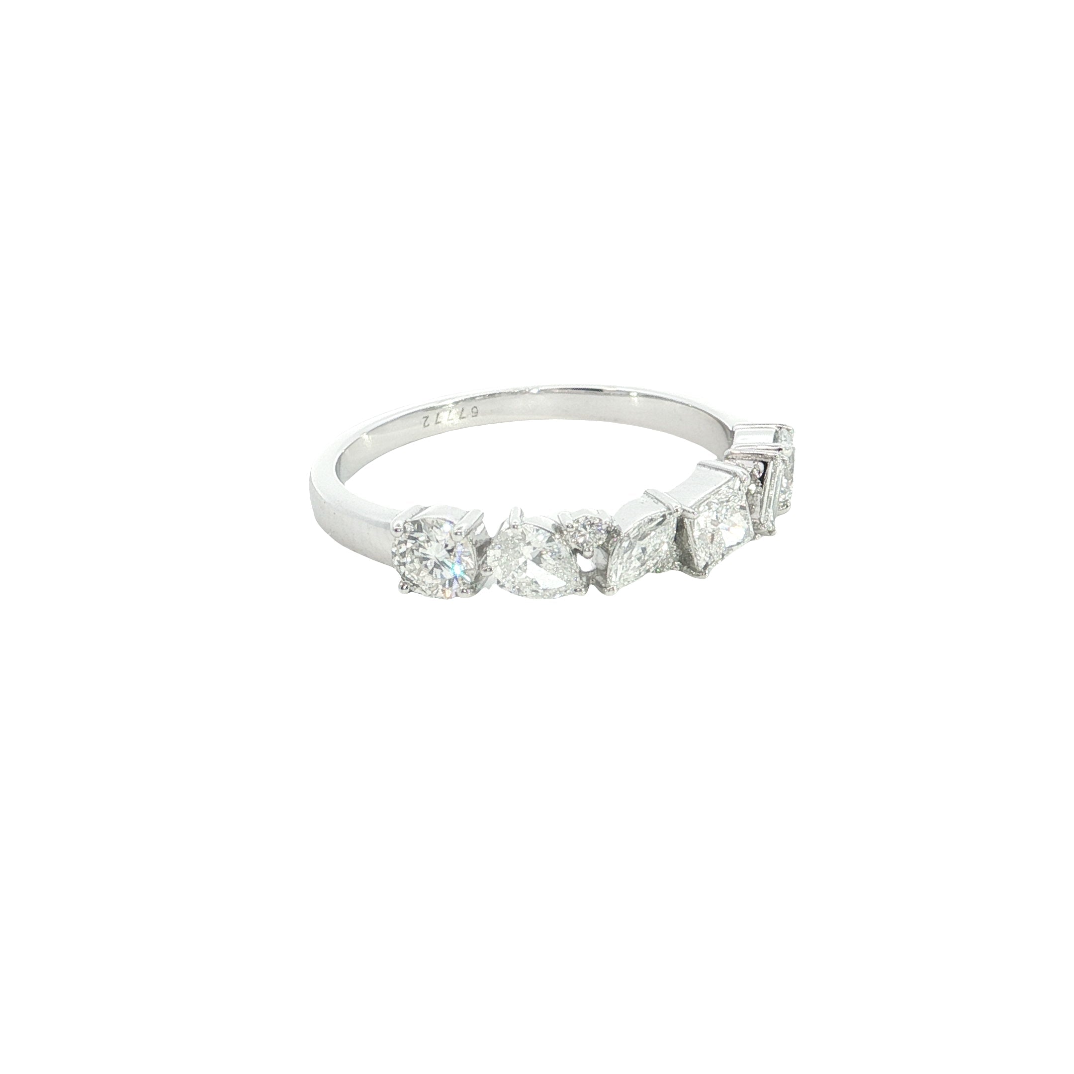 Multiple Shape Lab grown Diamond Ring Band