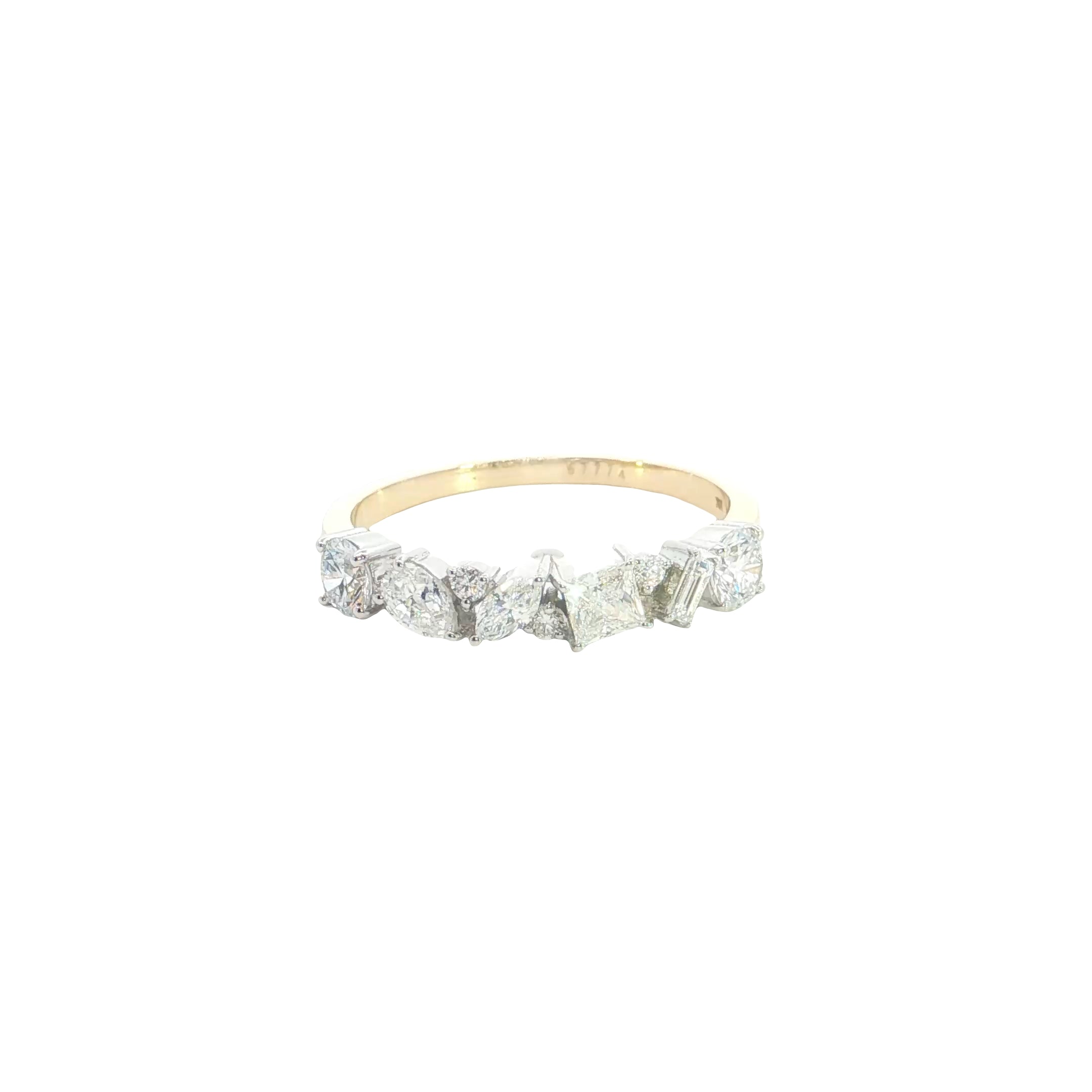 Multiple Shape Lab grown Diamond Ring Band