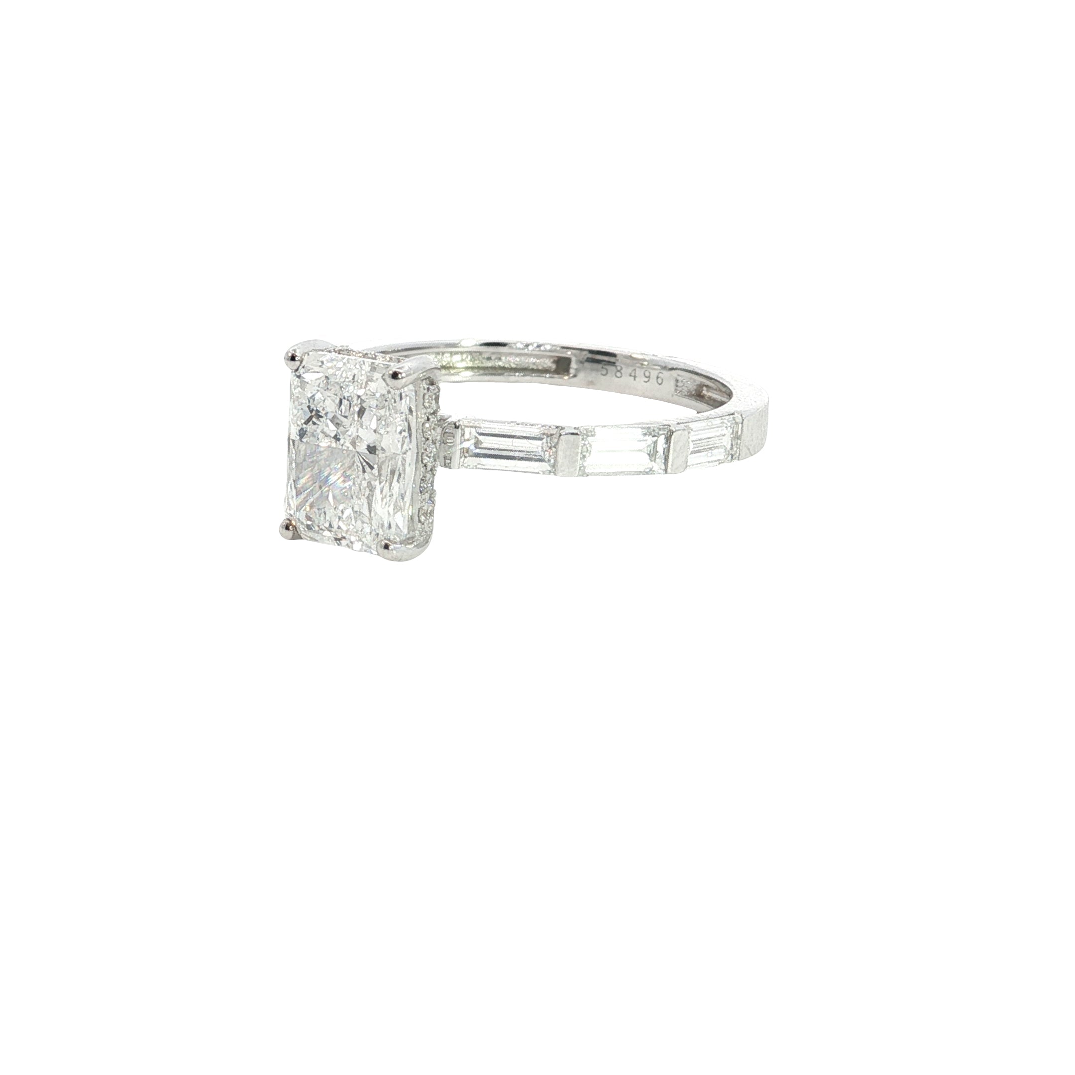 Round Brilliant cut  Lab grown Diamond  Fashion Ring