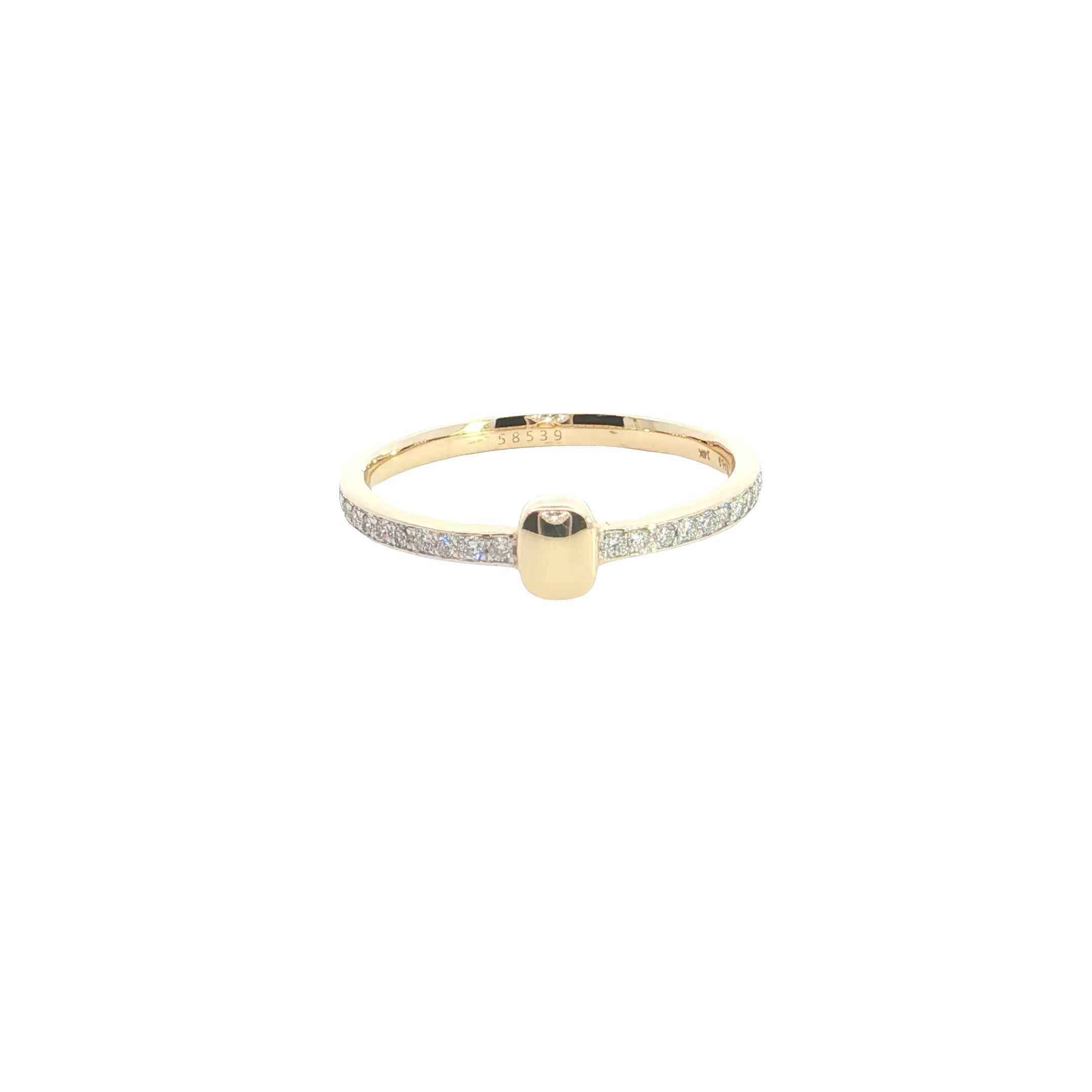 round brilliant cut  Lab grown Diamond  wedding Ring band