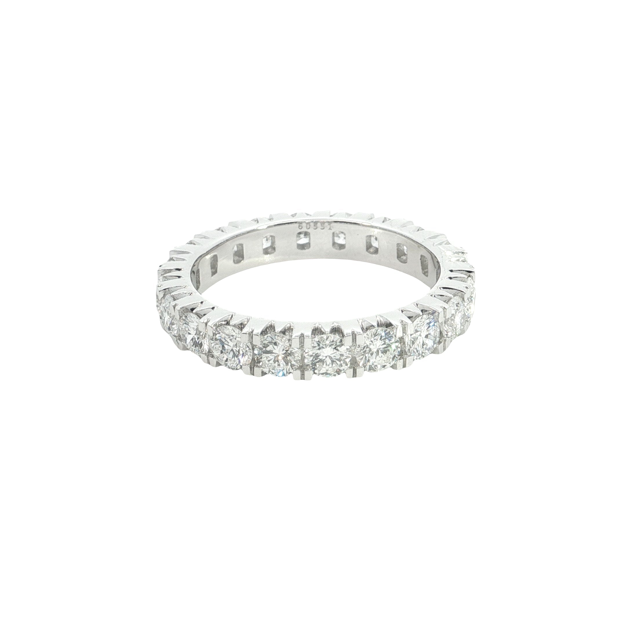 round brilliant cut Lab grown Diamond  full eternity band