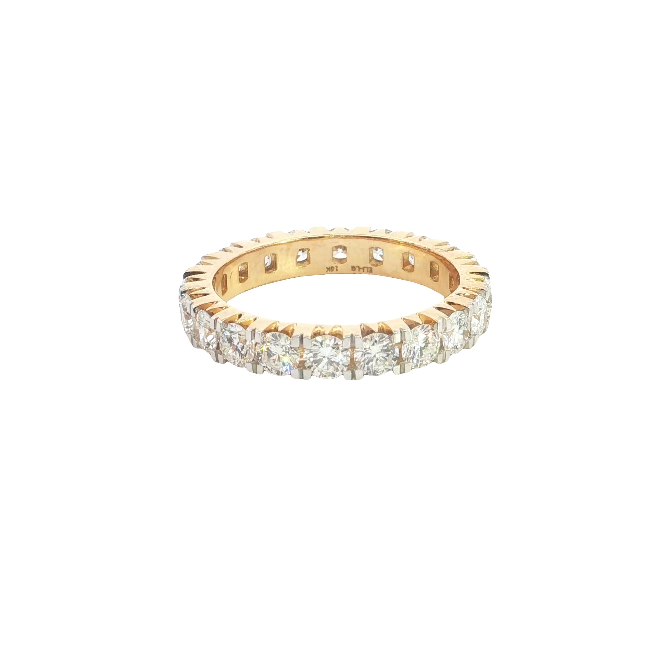 round brilliant cut Lab grown Diamond  full eternity band