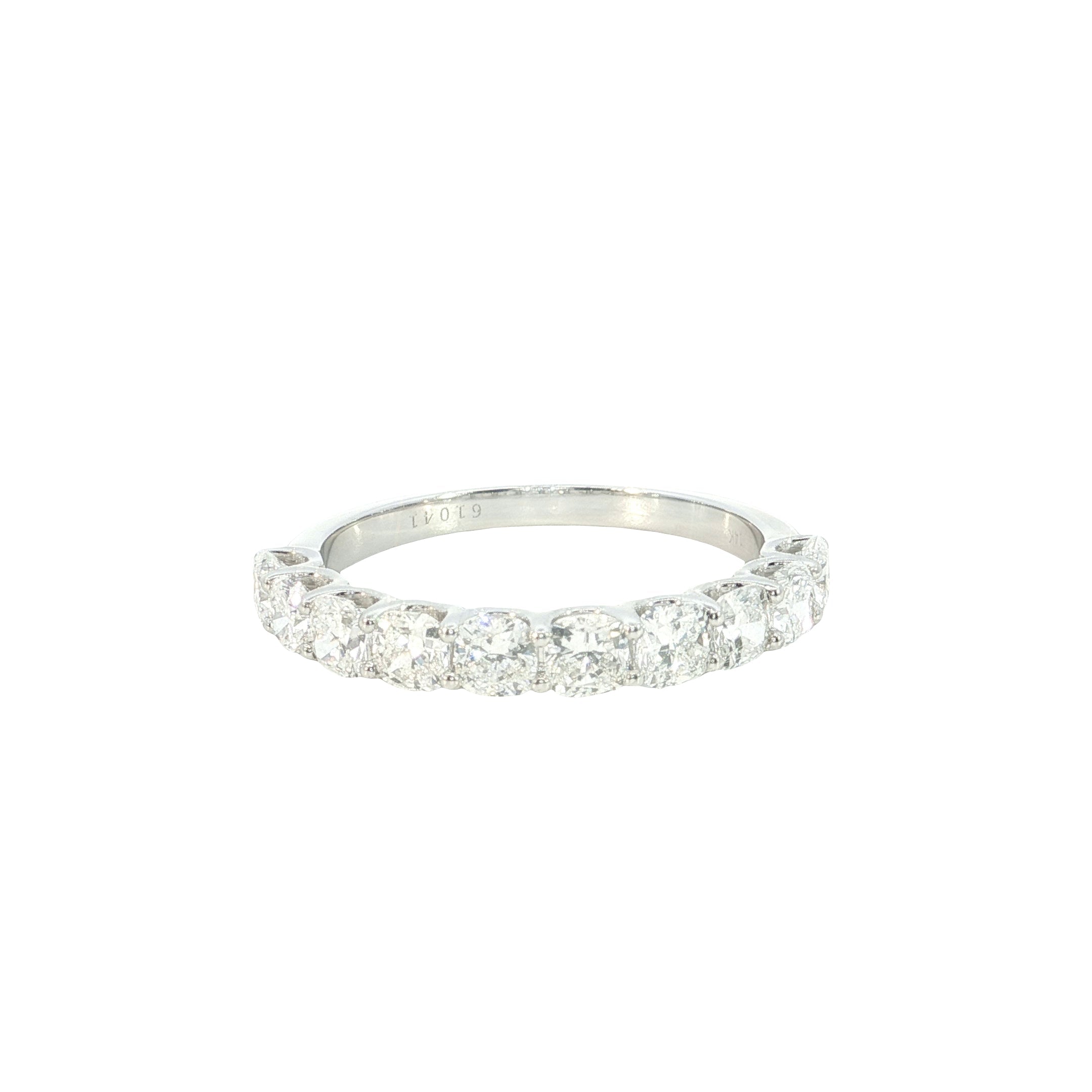 Cushion Cut Lab-Grown Diamond Half Eternity Stackable Ring Band