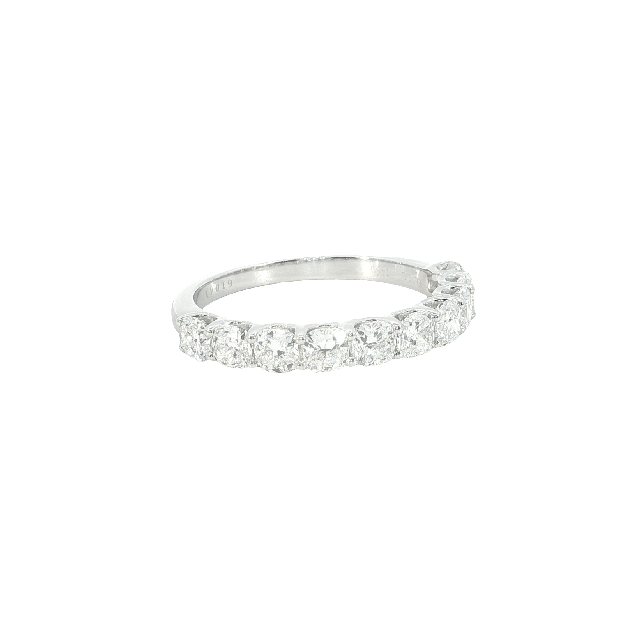 Cushion Cut Lab-Grown Diamond Half Eternity Stackable Ring Band