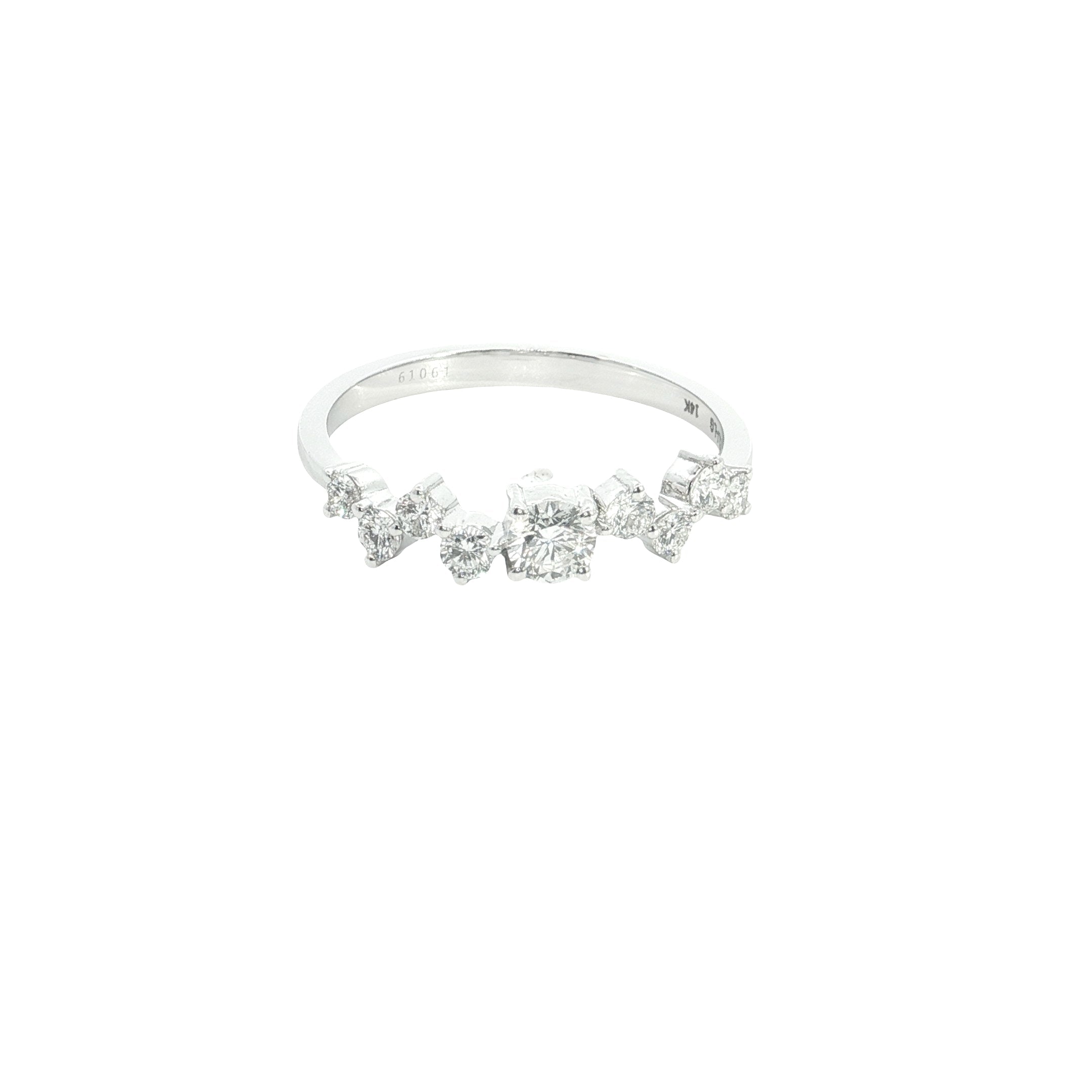 Round Brilliant cut  Lab grown Diamond  fashion Ring