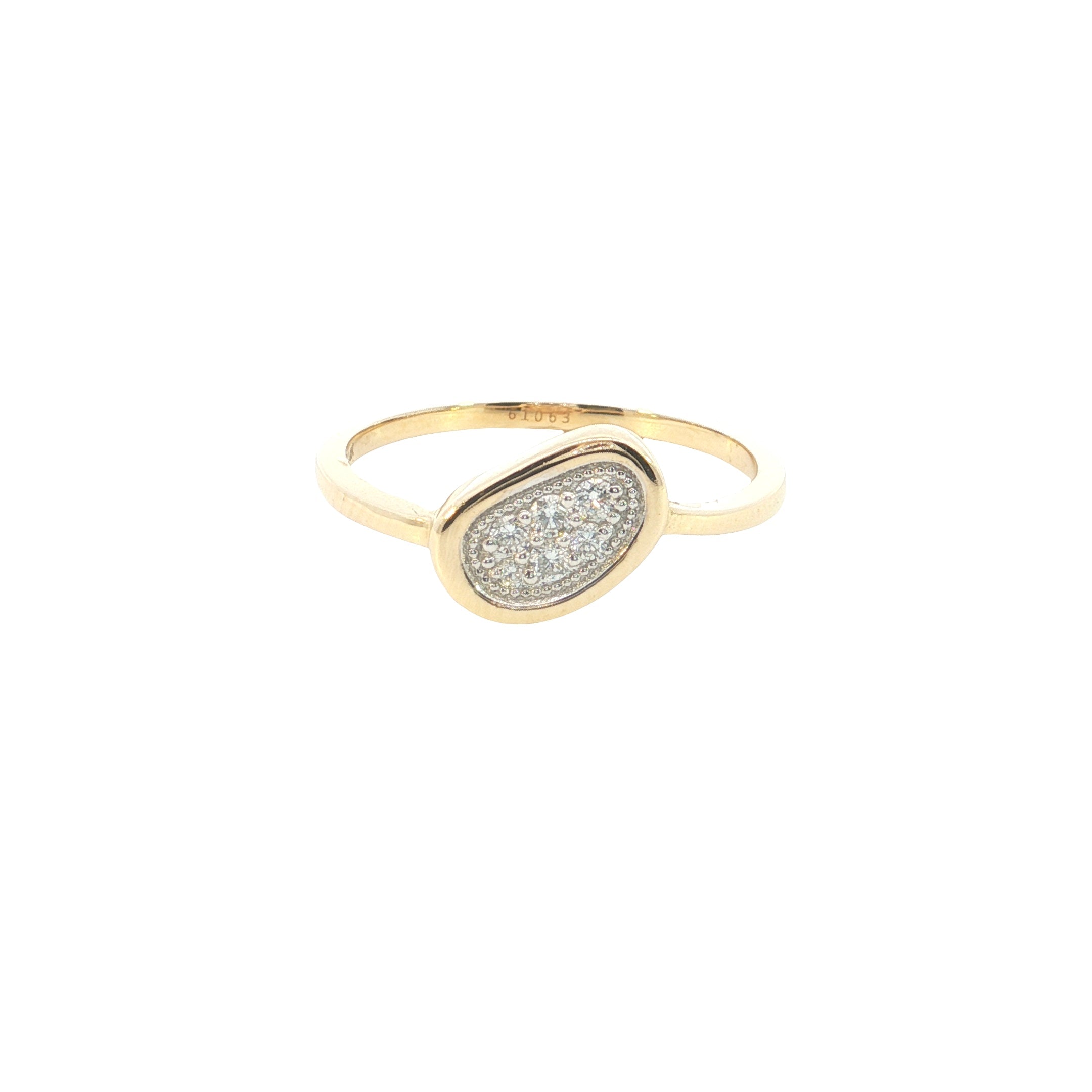 Round Brilliant cut  Lab grown Diamond  fashion Ring