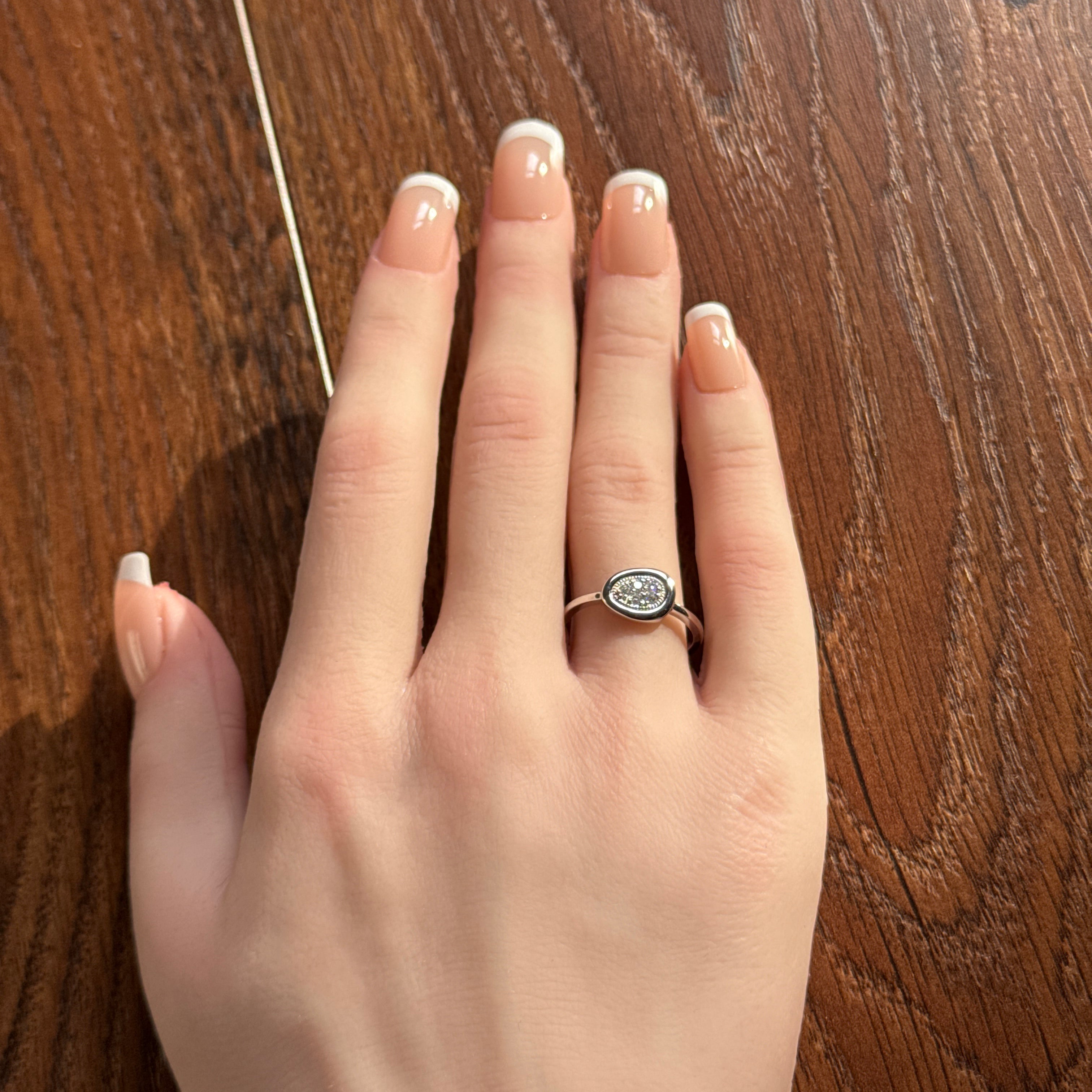 Round Brilliant cut  Lab grown Diamond  fashion Ring
