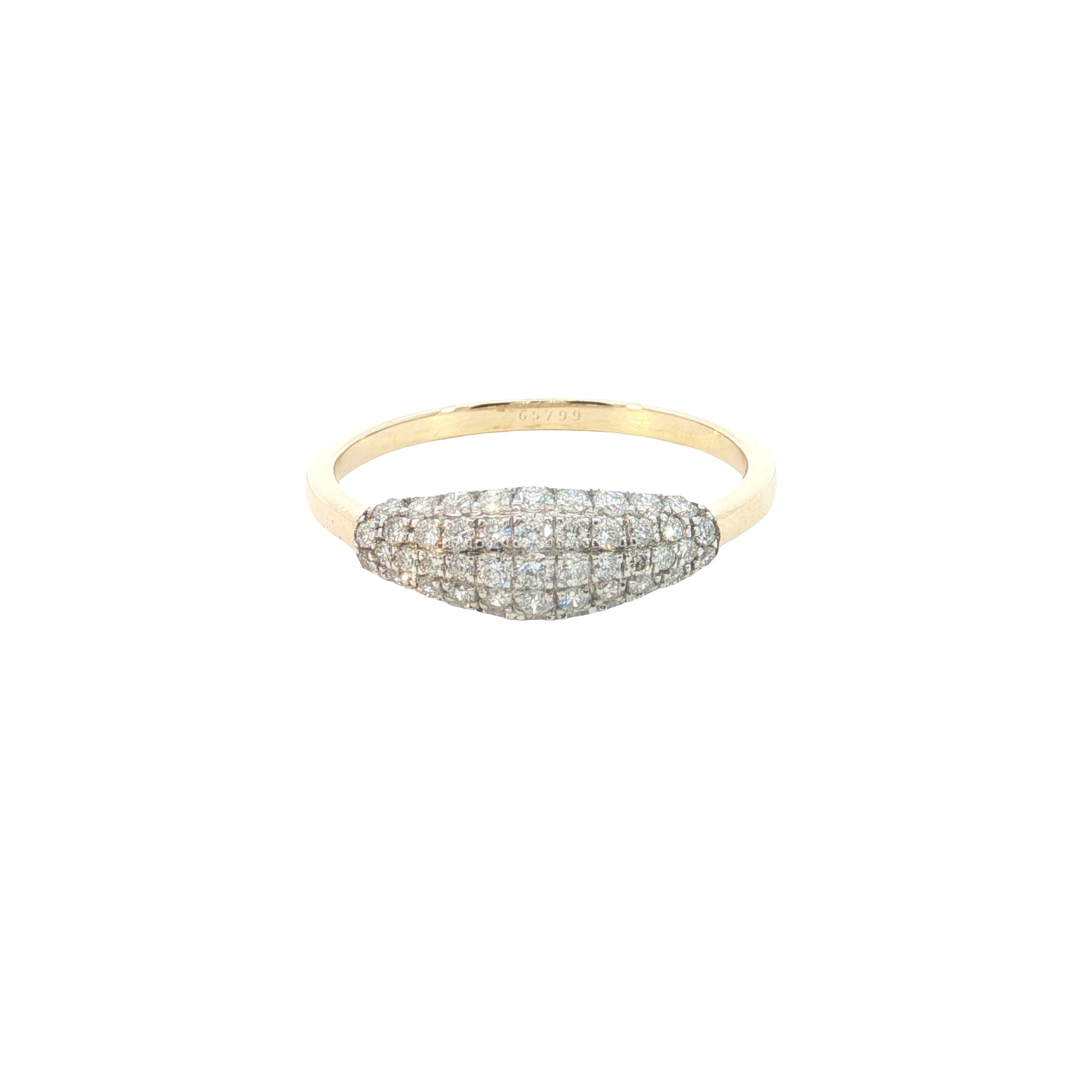 Round Brilliant Cut Lab-Grown Diamond Fashion Ring