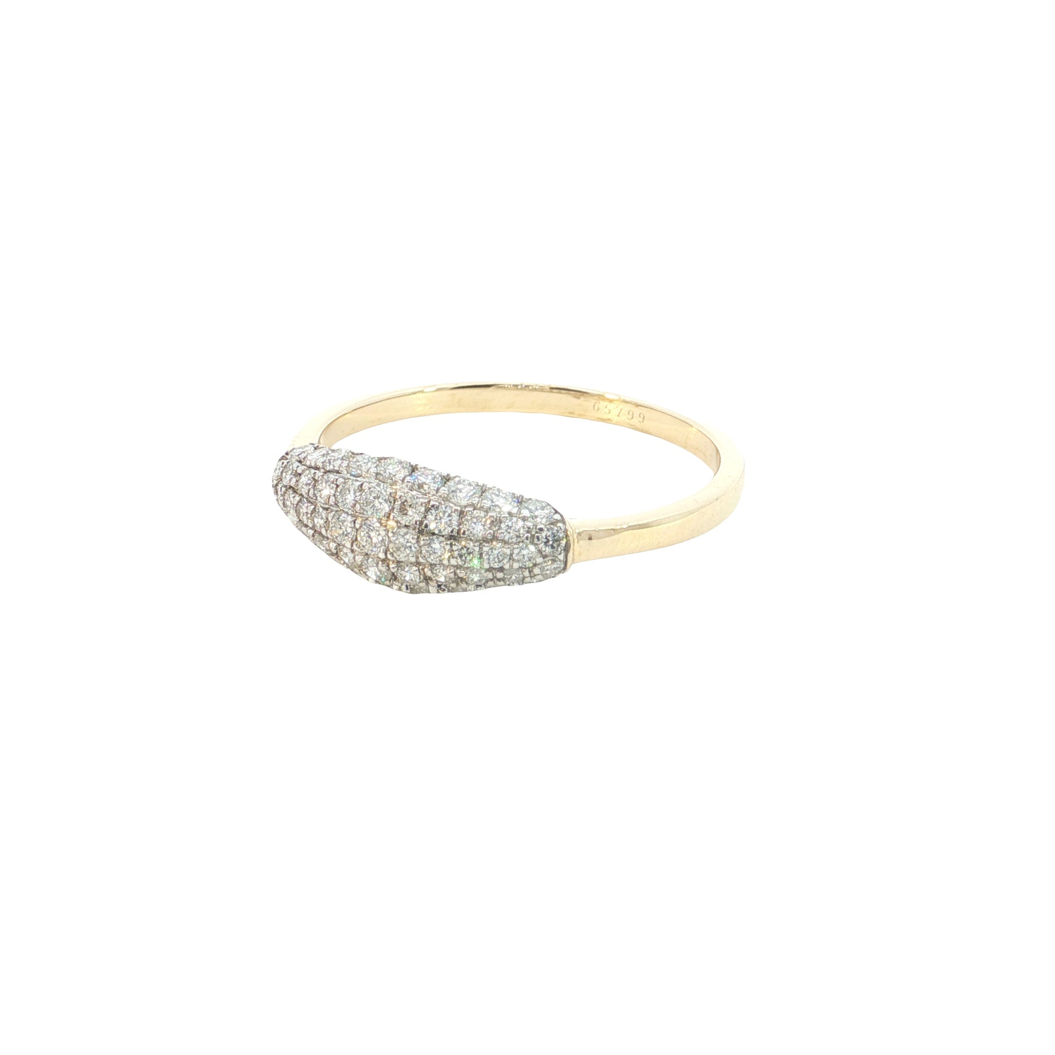 Round Brilliant Cut Lab-Grown Diamond Fashion Ring