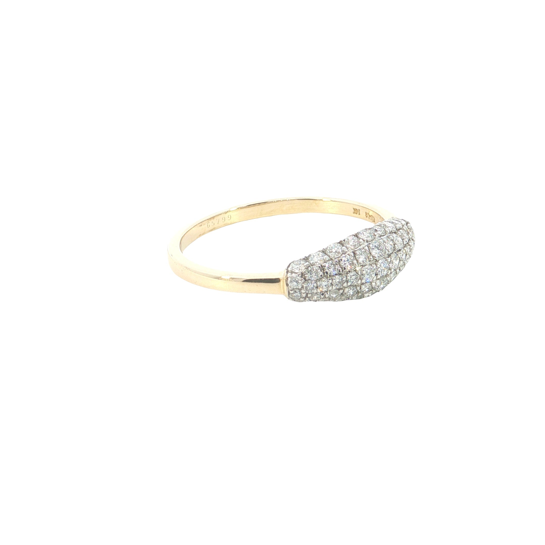 Round Brilliant Cut Lab-Grown Diamond Fashion Ring