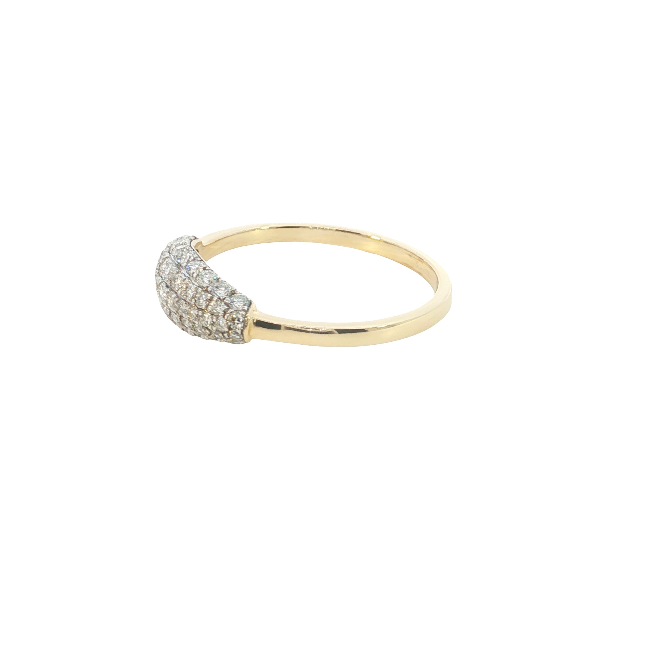 Round Brilliant Cut Lab-Grown Diamond Fashion Ring