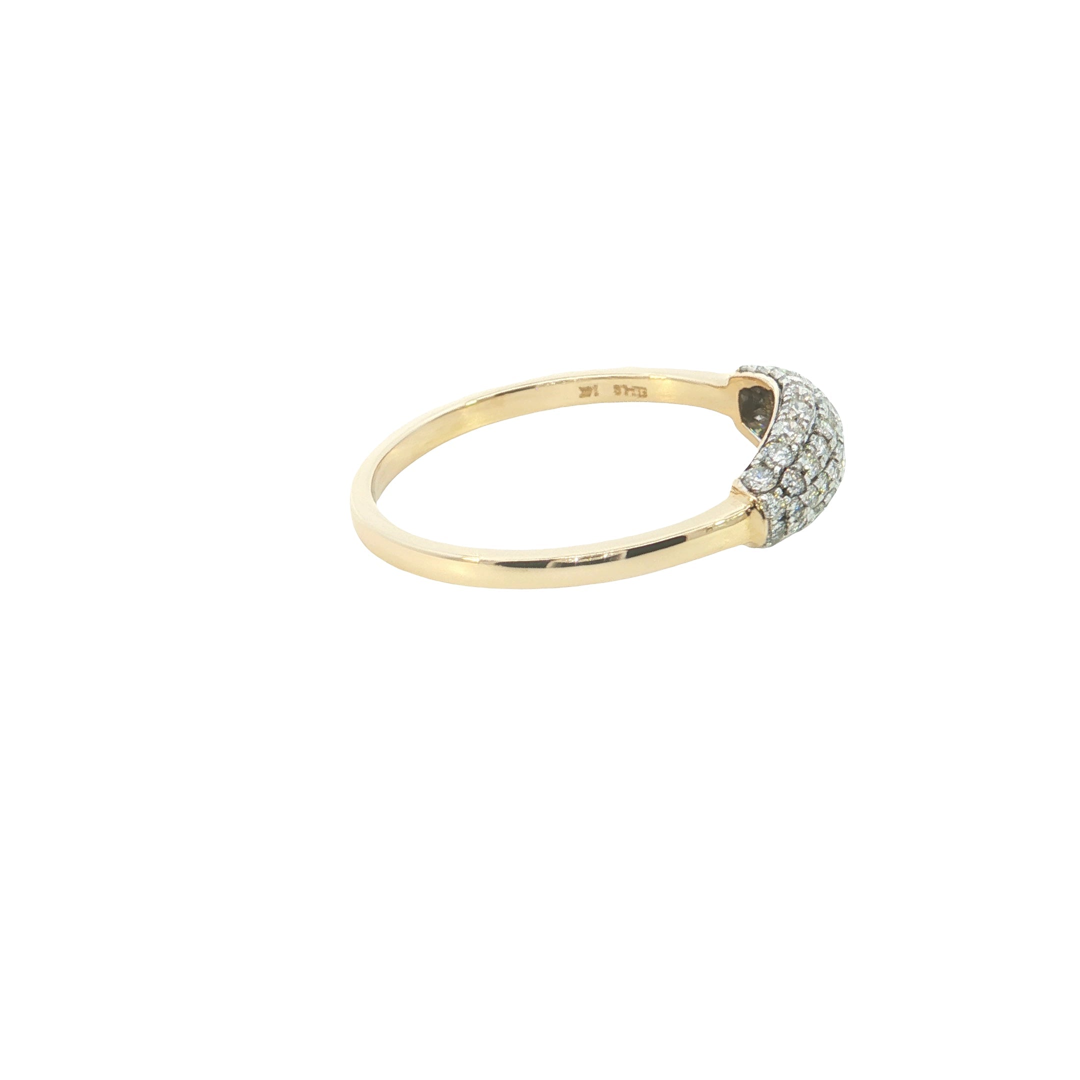Round Brilliant Cut Lab-Grown Diamond Fashion Ring