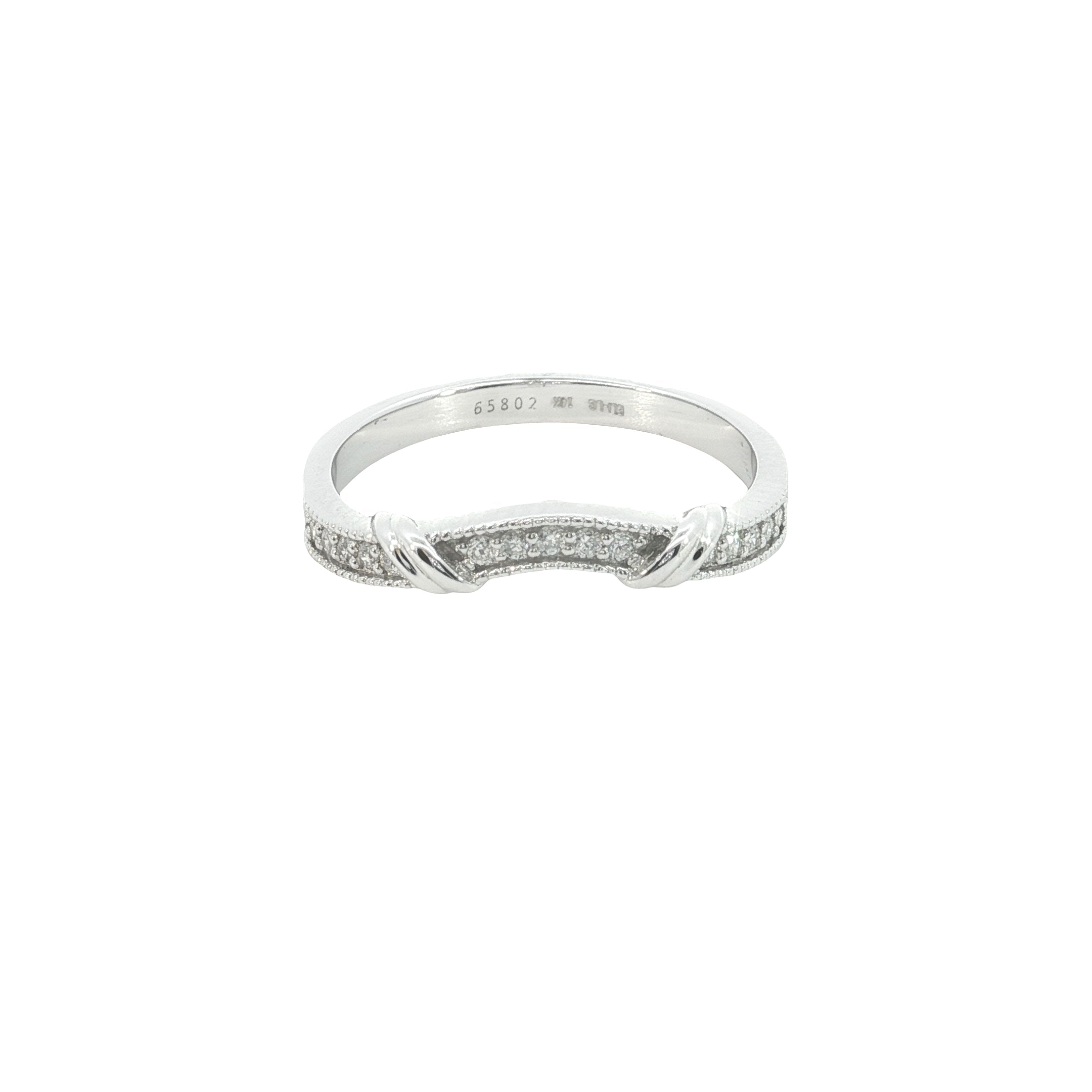 Round Brilliant Cut Lab grown Diamond fashion ring  band