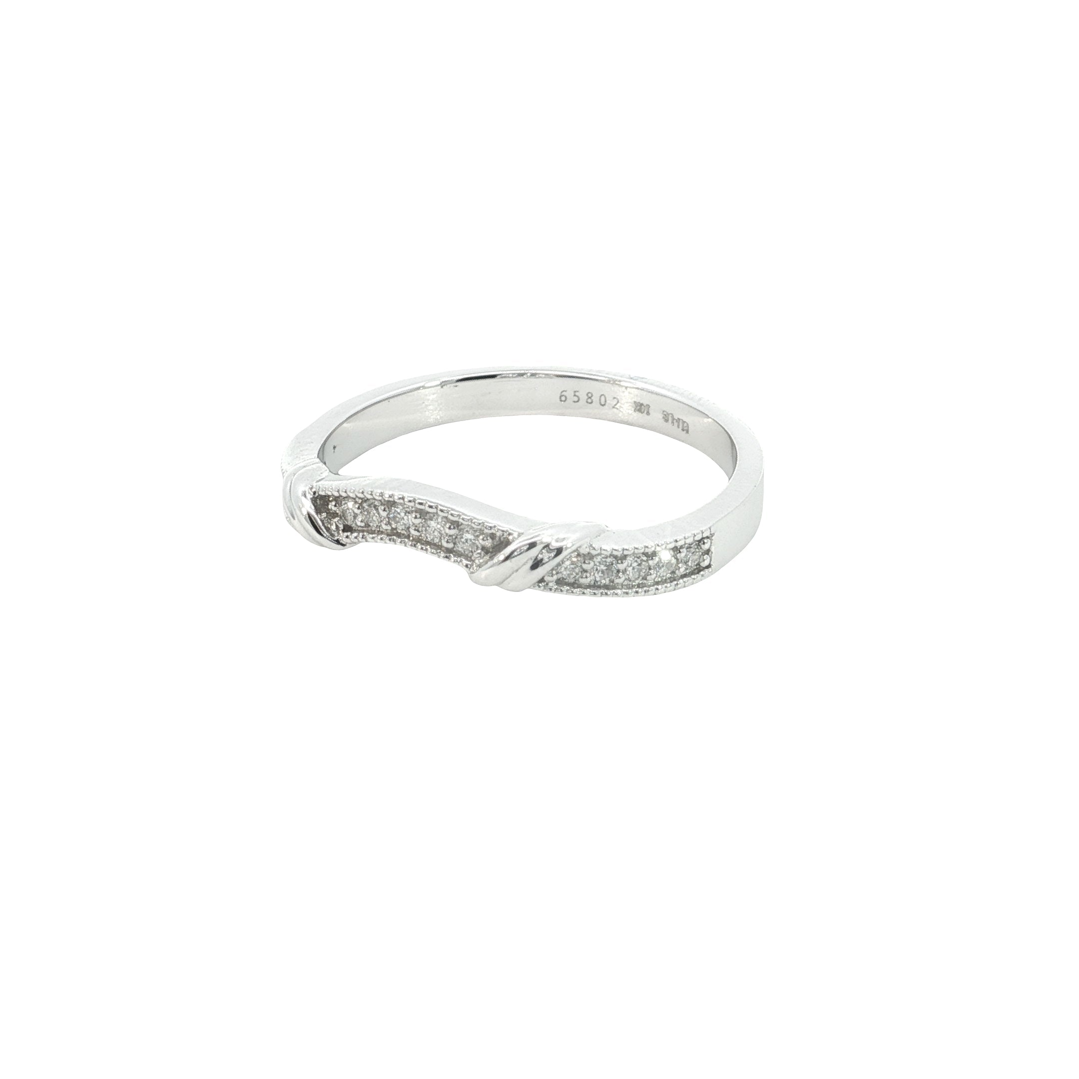 Round Brilliant Cut Lab grown Diamond fashion ring  band