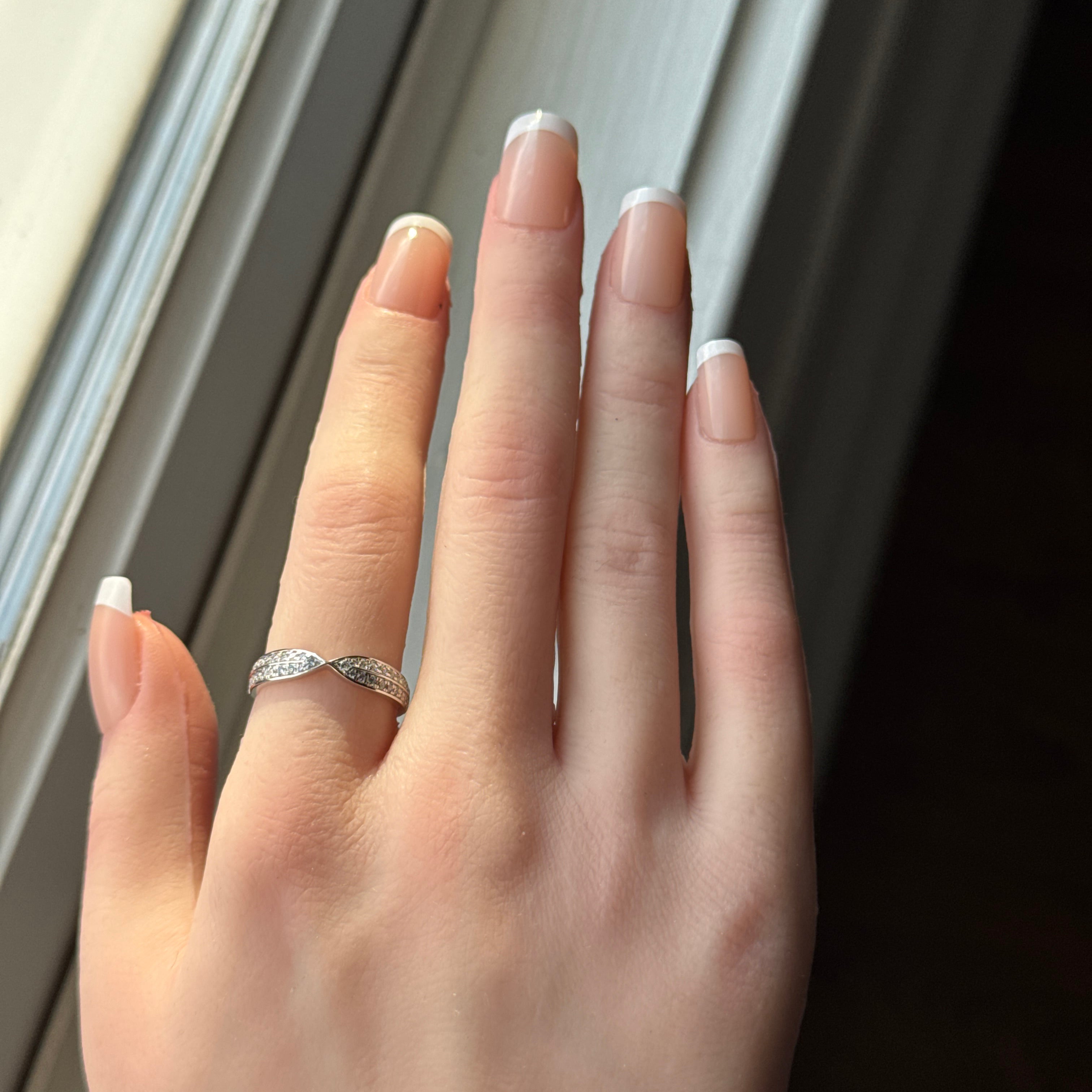 Round Brilliant Cut Lab grown Diamond fashion ring with pave setting