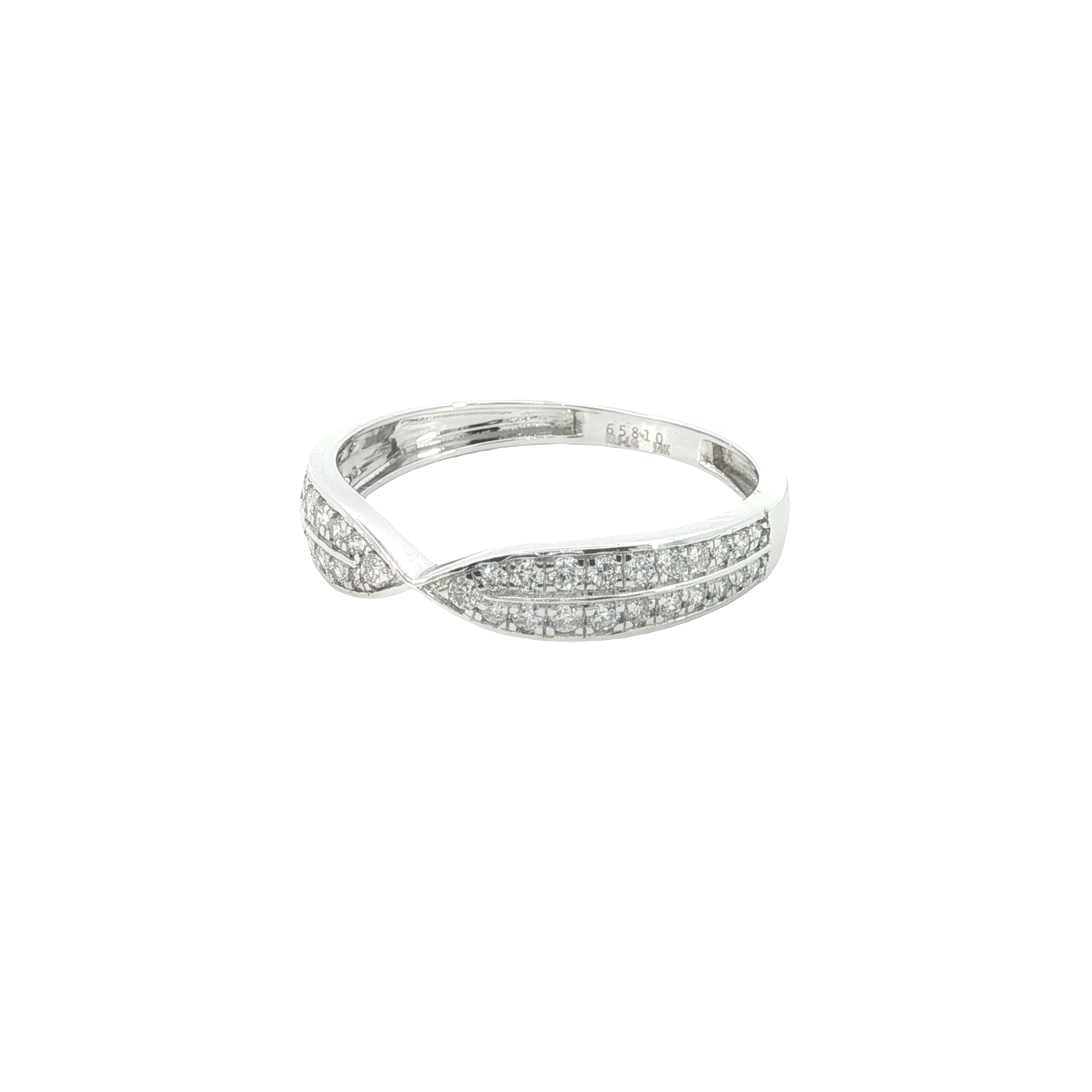 Round Brilliant Cut Lab grown Diamond fashion ring with pave setting