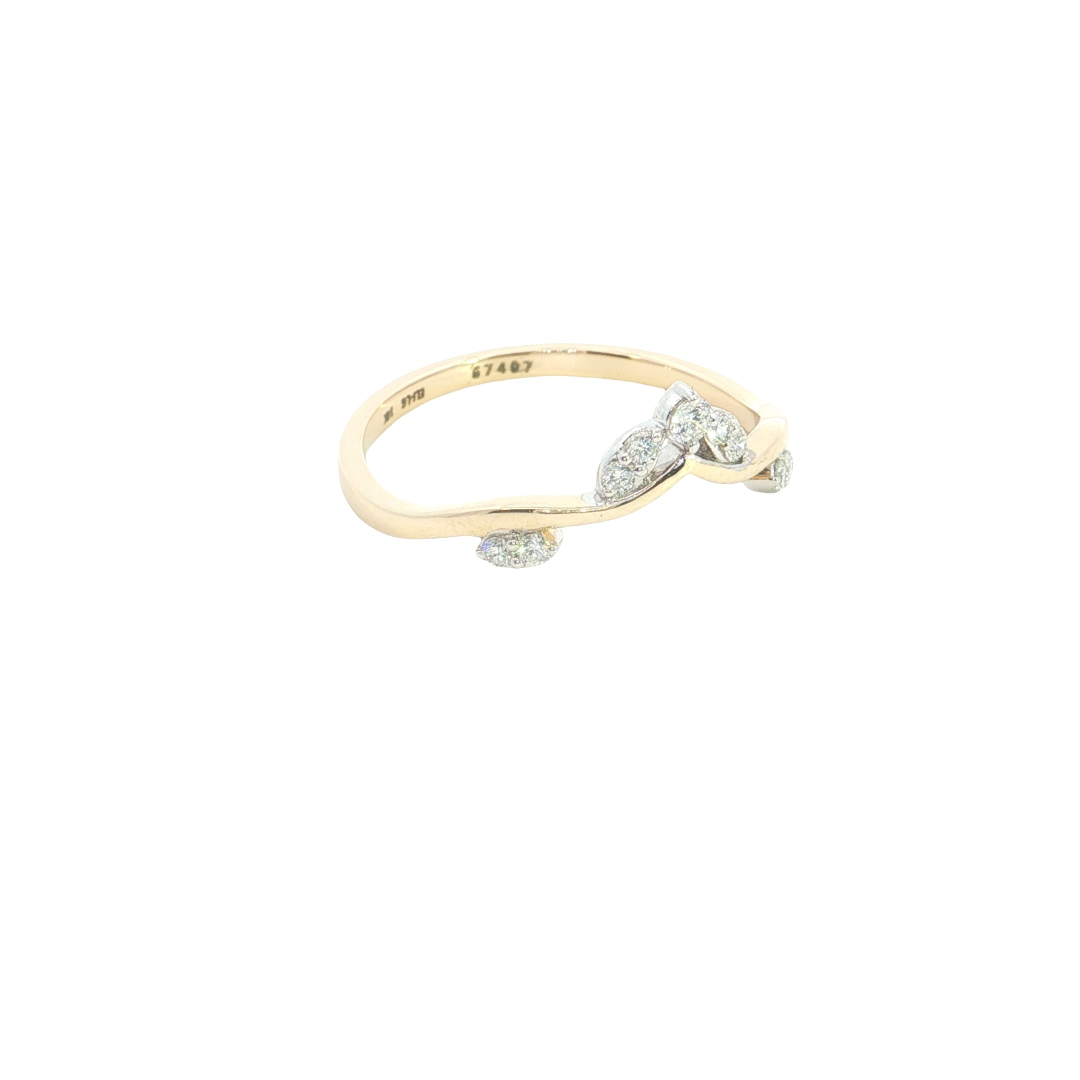round brilliant cut lab diamond stackable ring band