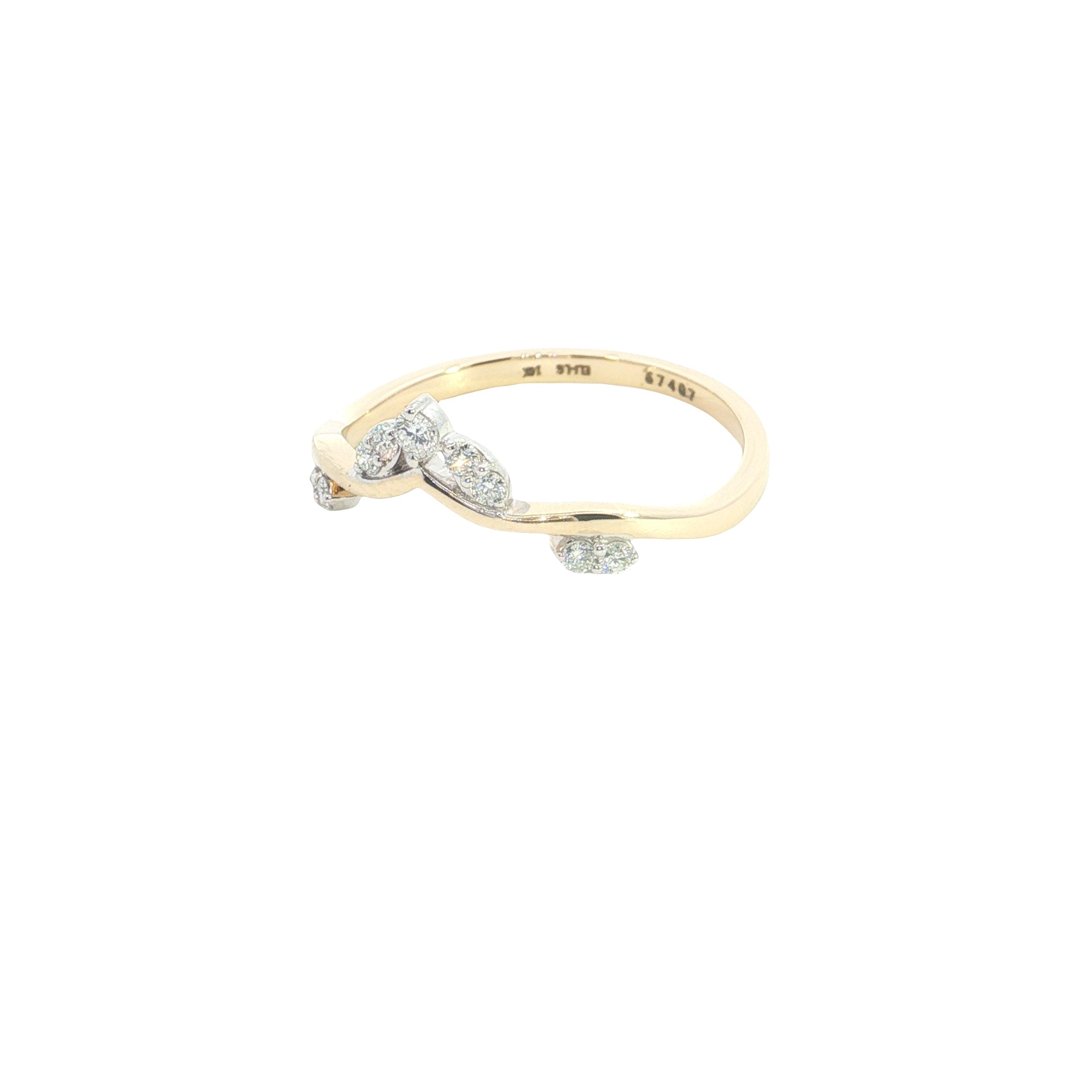 round brilliant cut lab diamond stackable ring band
