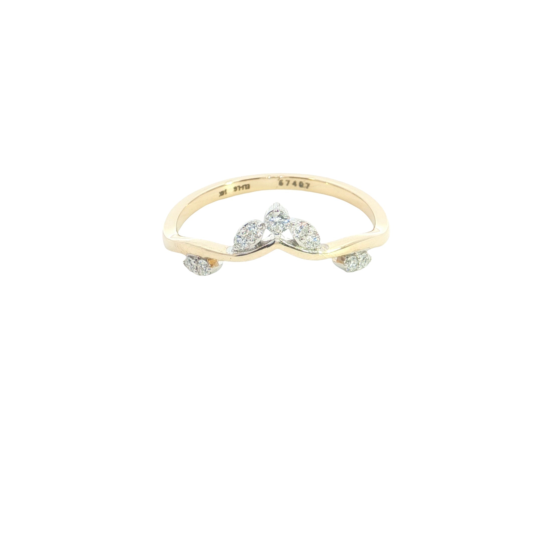 round brilliant cut lab diamond stackable ring band