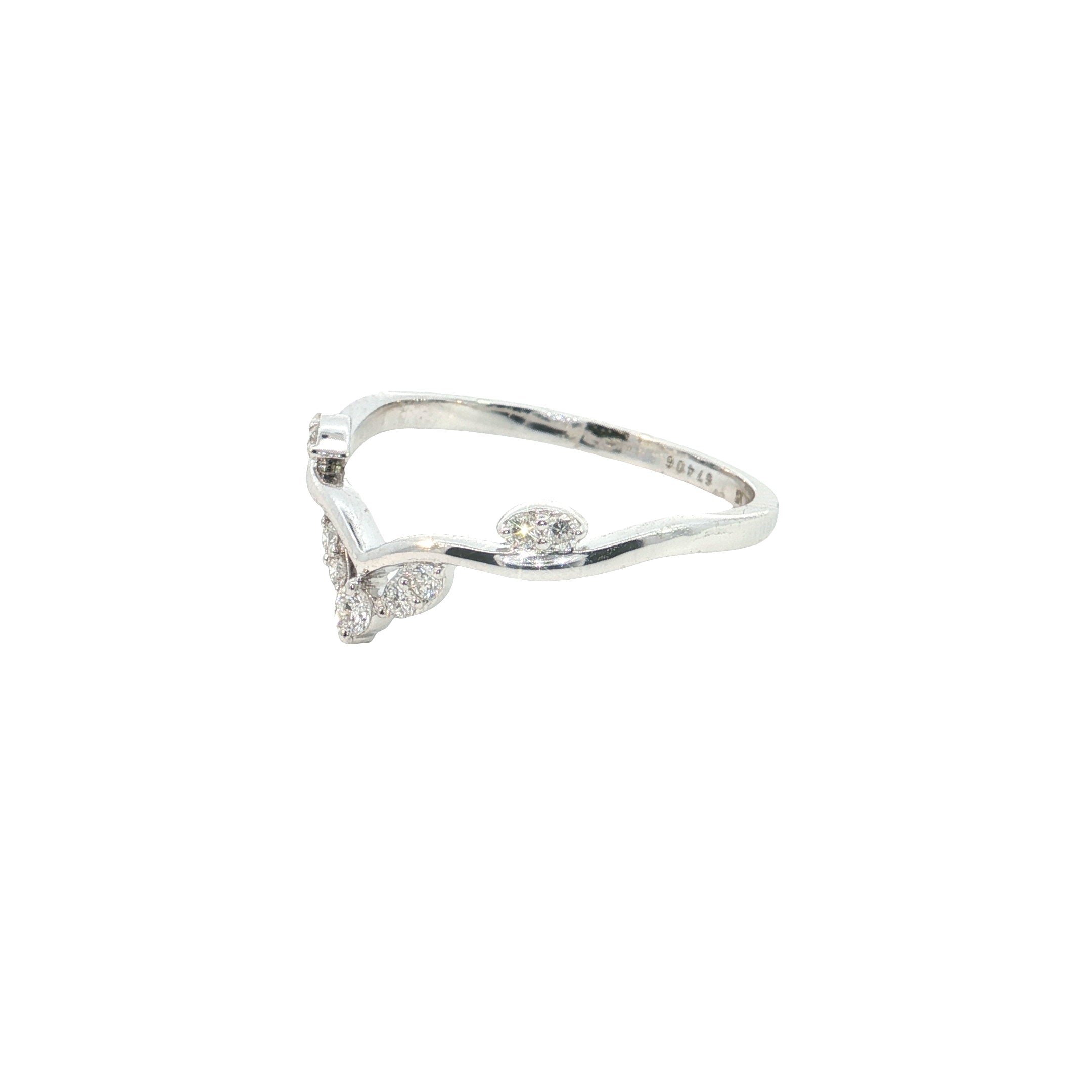 round brilliant cut lab diamond stackable ring band