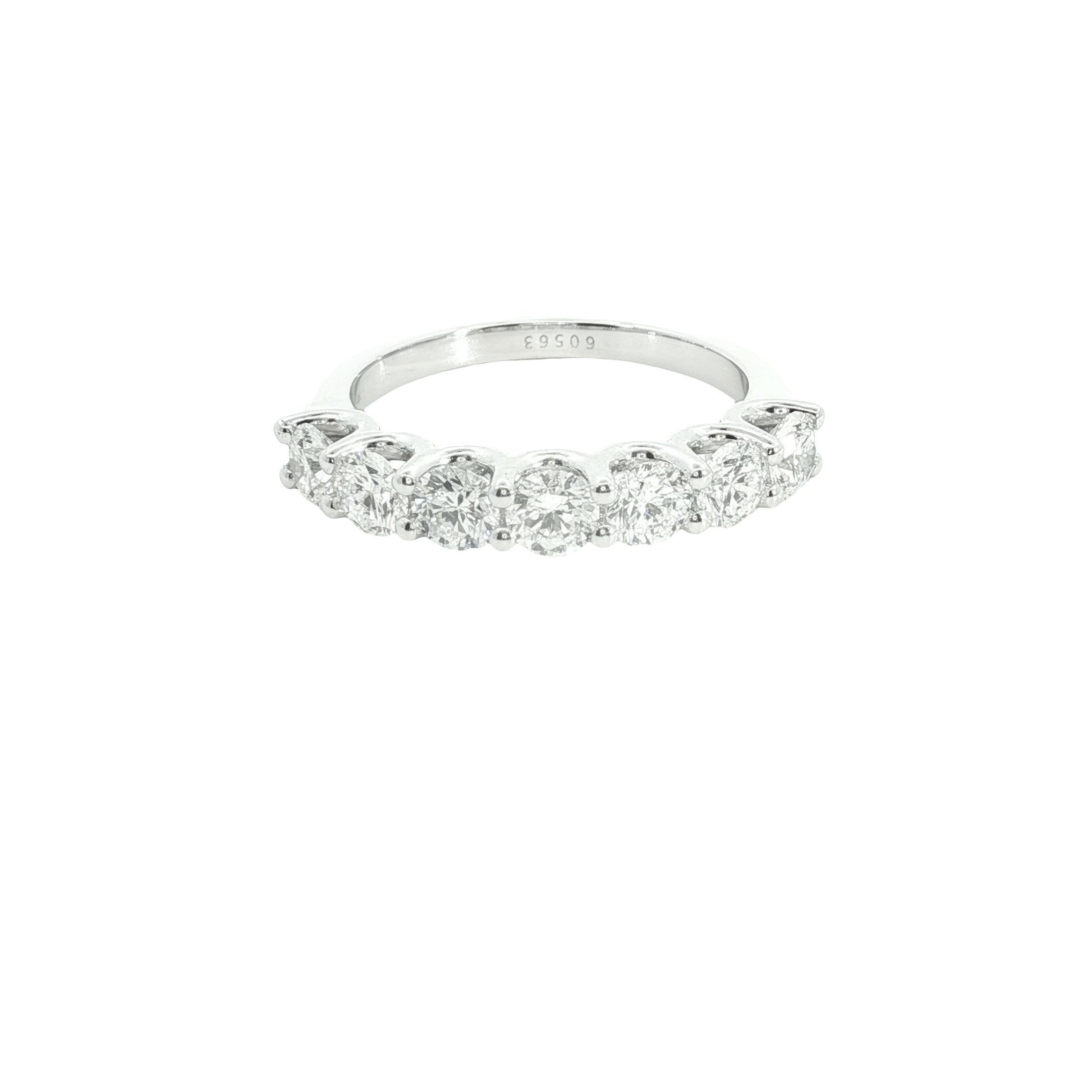 round brilliant cut lab grown diamond  stackable ring band