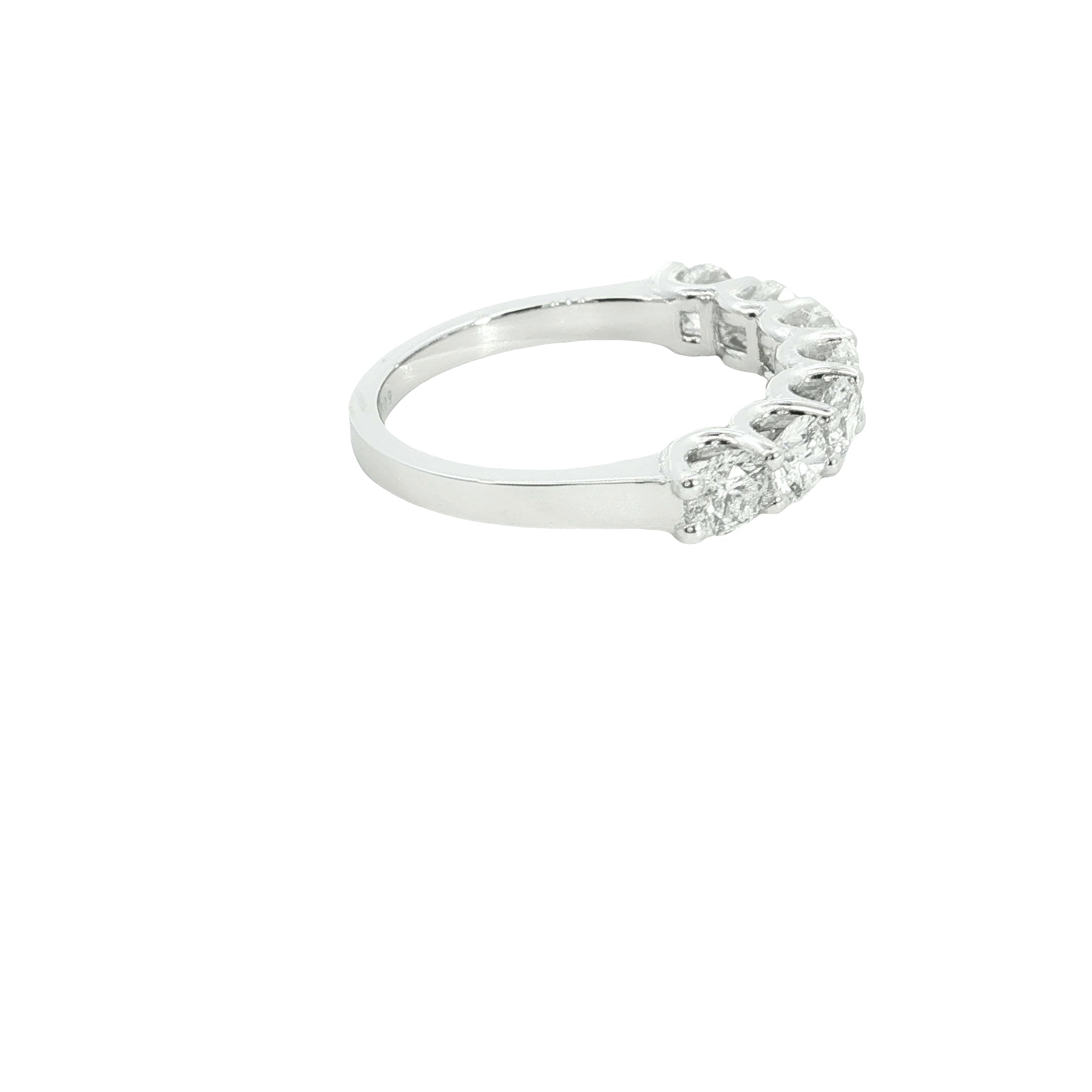 round brilliant cut lab grown diamond  stackable ring band
