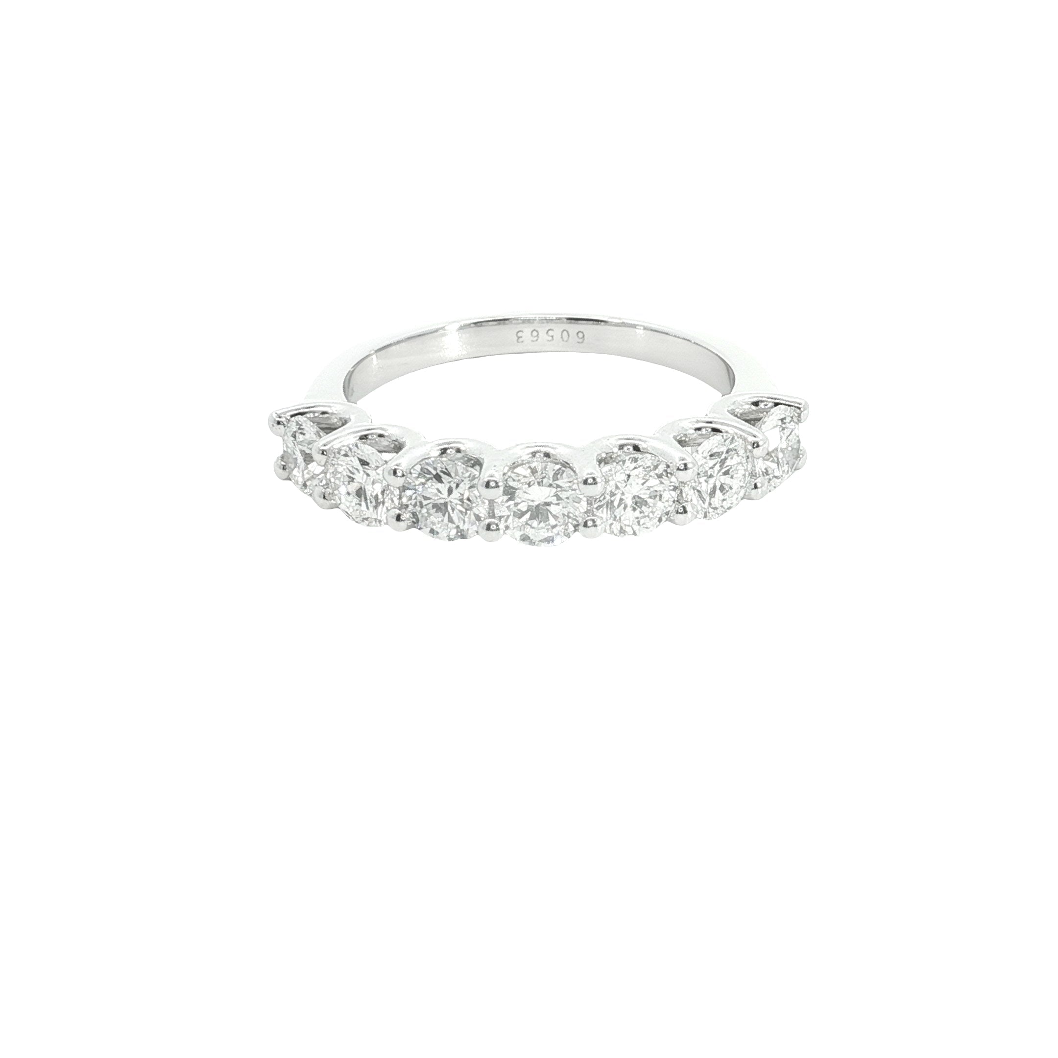 round brilliant cut lab grown diamond  stackable ring band