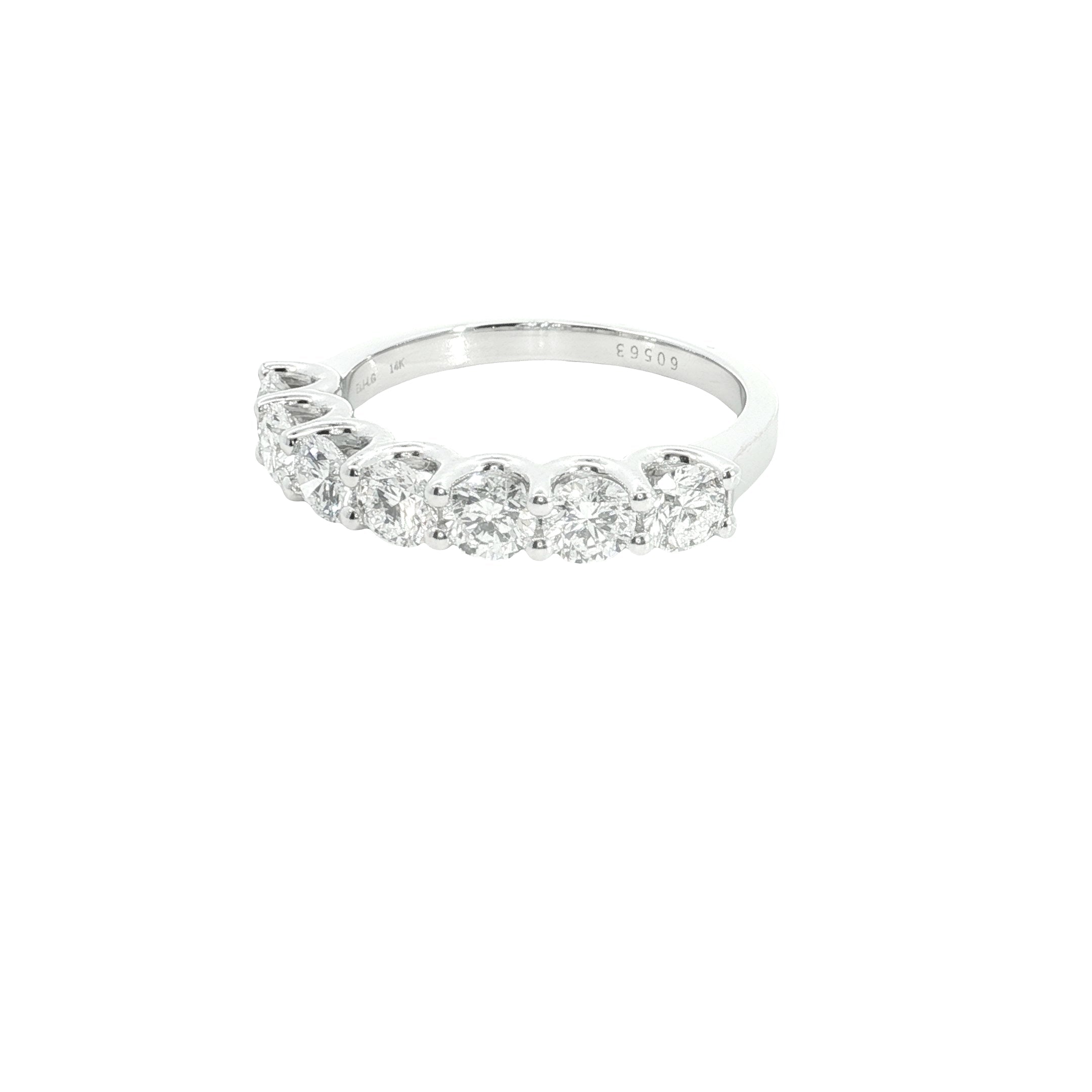 round brilliant cut lab grown diamond  stackable ring band