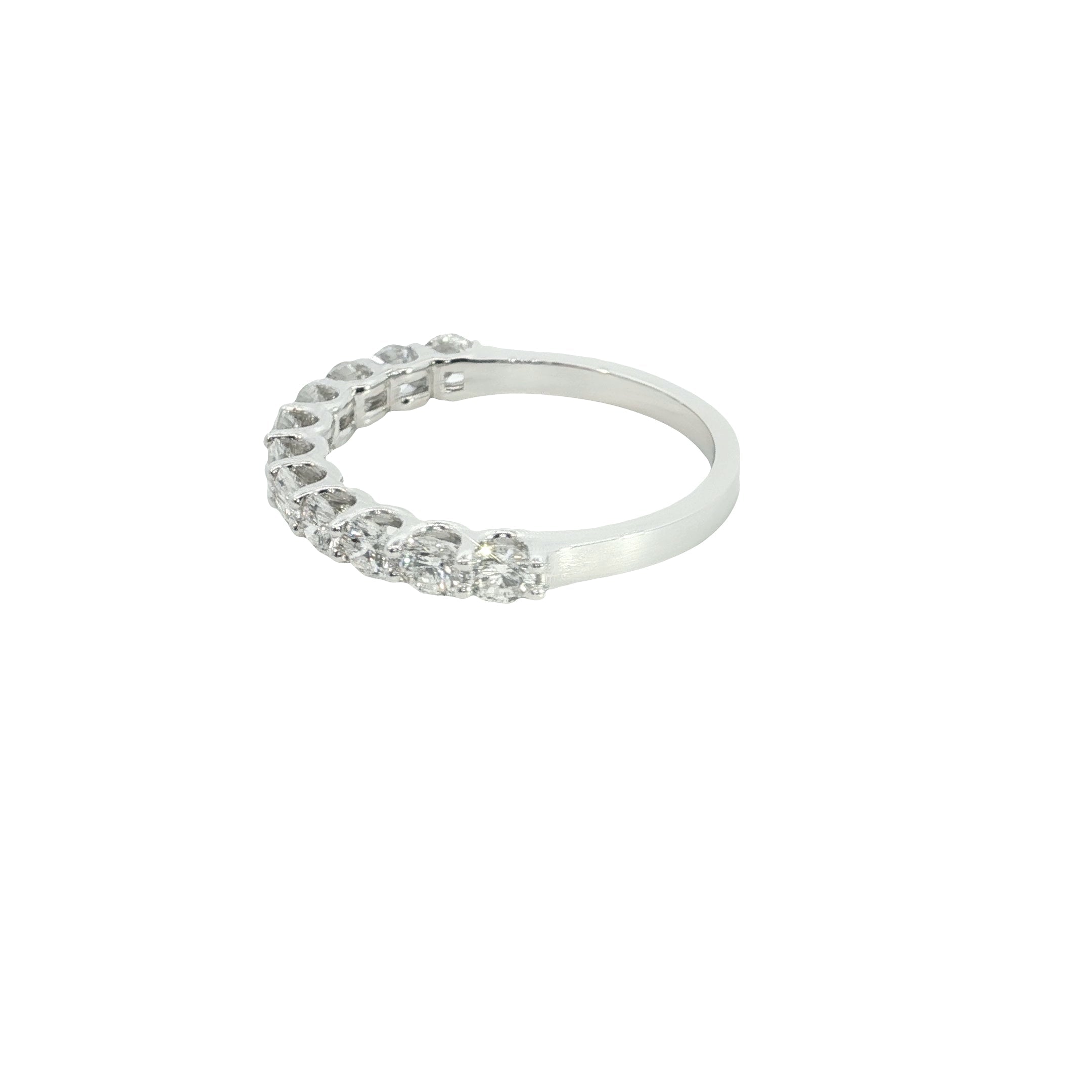 2.80 Carat Round Brilliant Cut Lab-Grown Diamond Stackable Ring Band