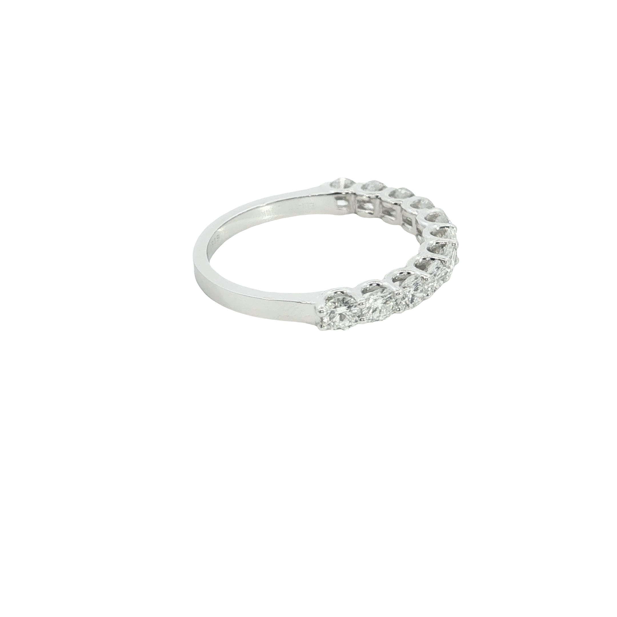 2.80 Carat Round Brilliant Cut Lab-Grown Diamond Stackable Ring Band