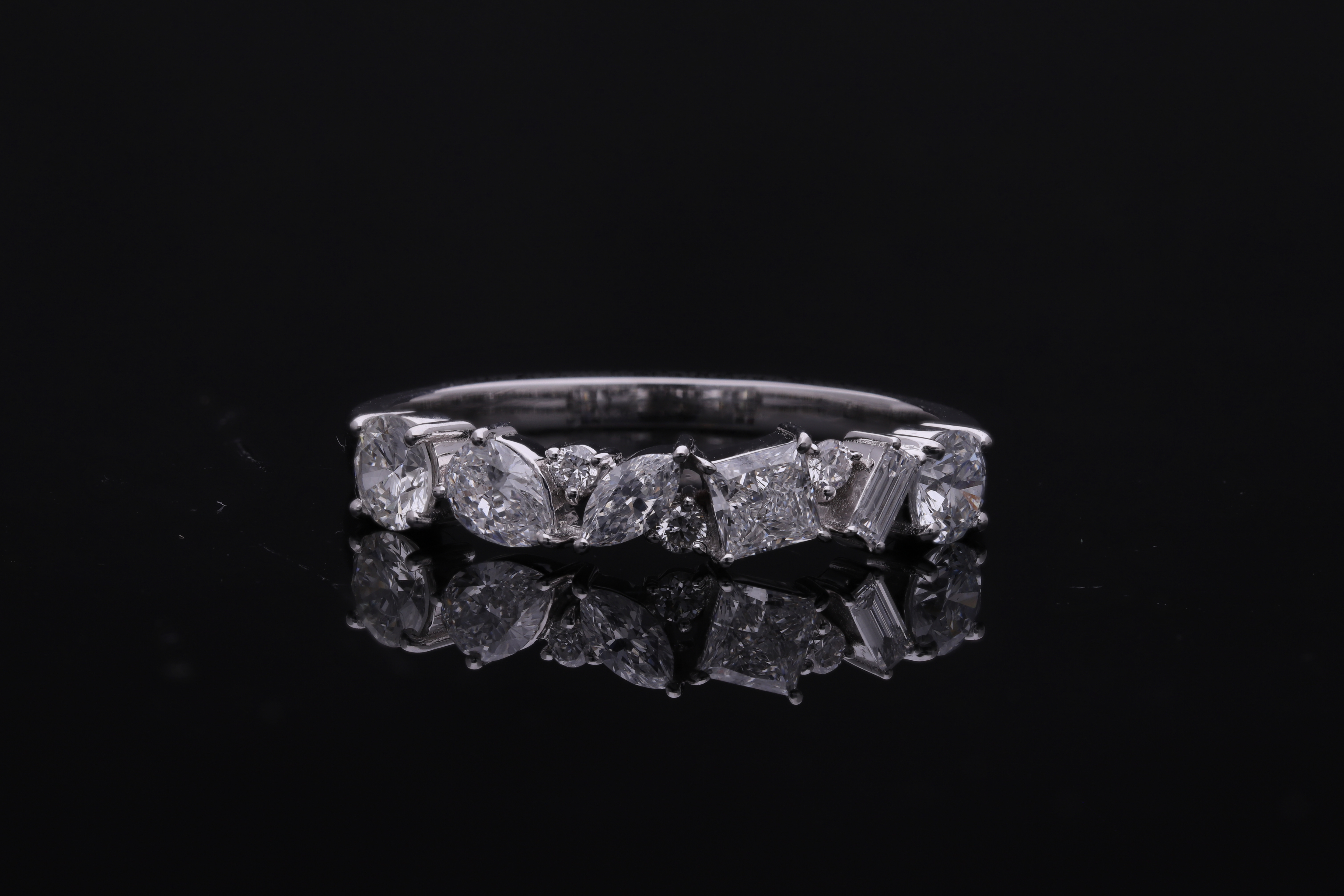 Multiple Shape Lab grown Diamond Ring Band