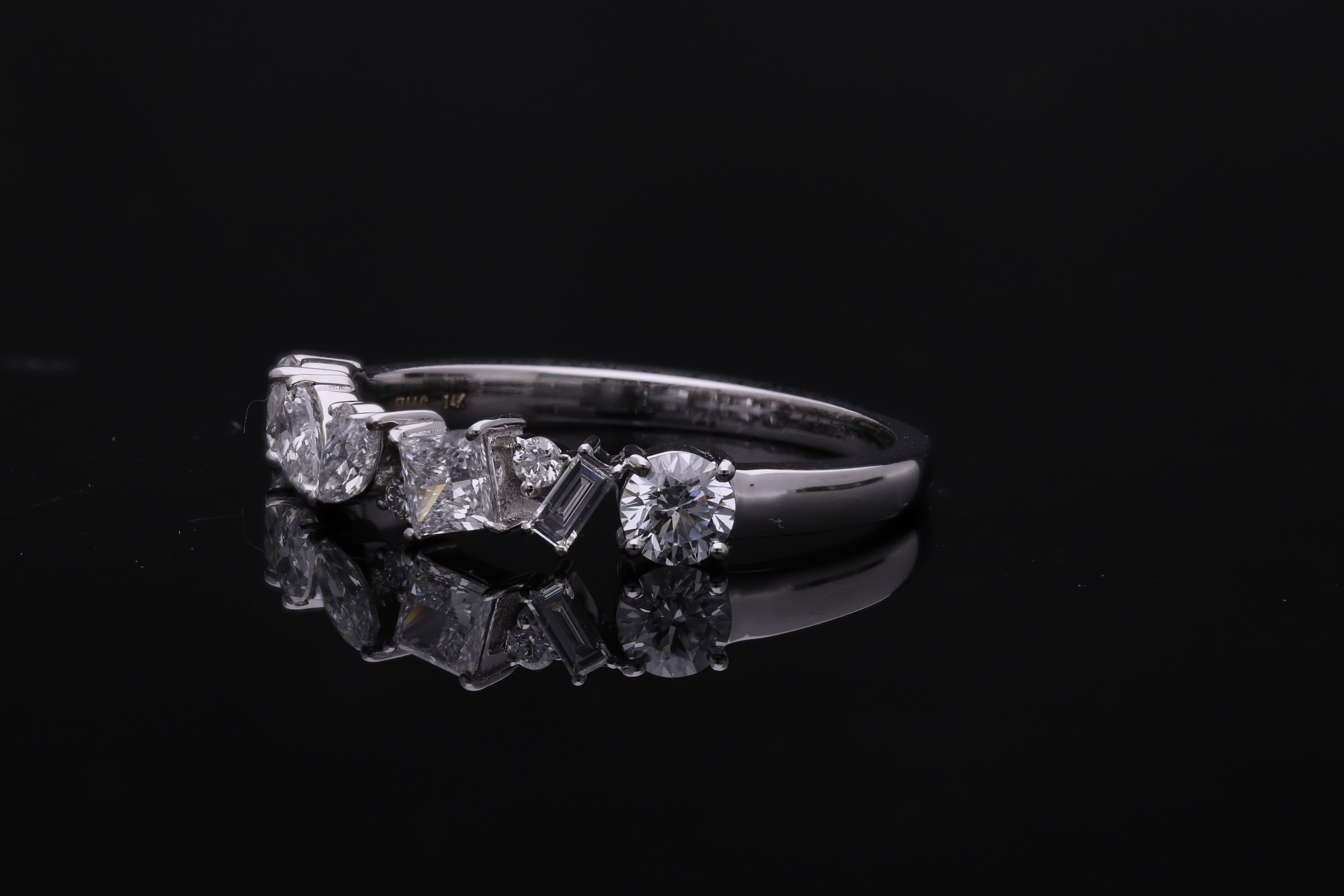 Multiple Shape Lab grown Diamond Ring Band